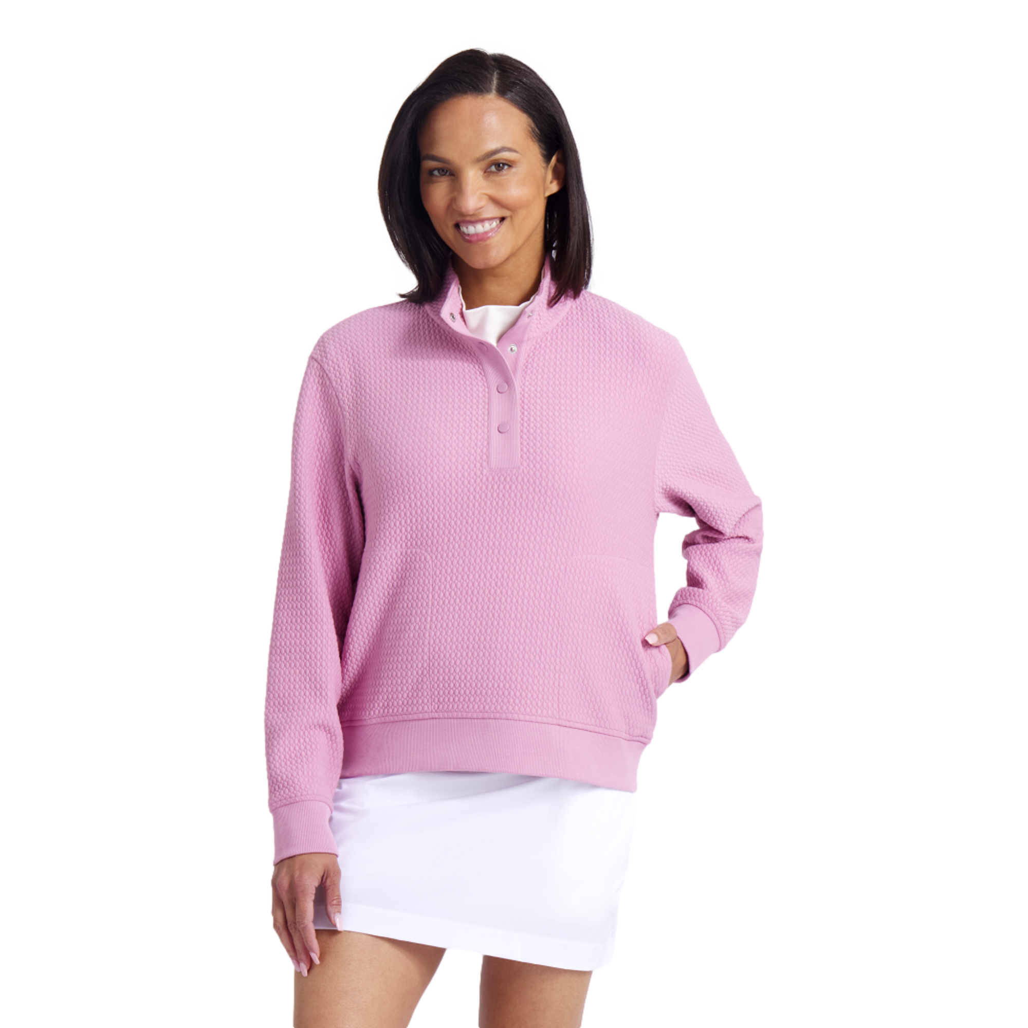 Boulder Snap Women's Golf Sweater