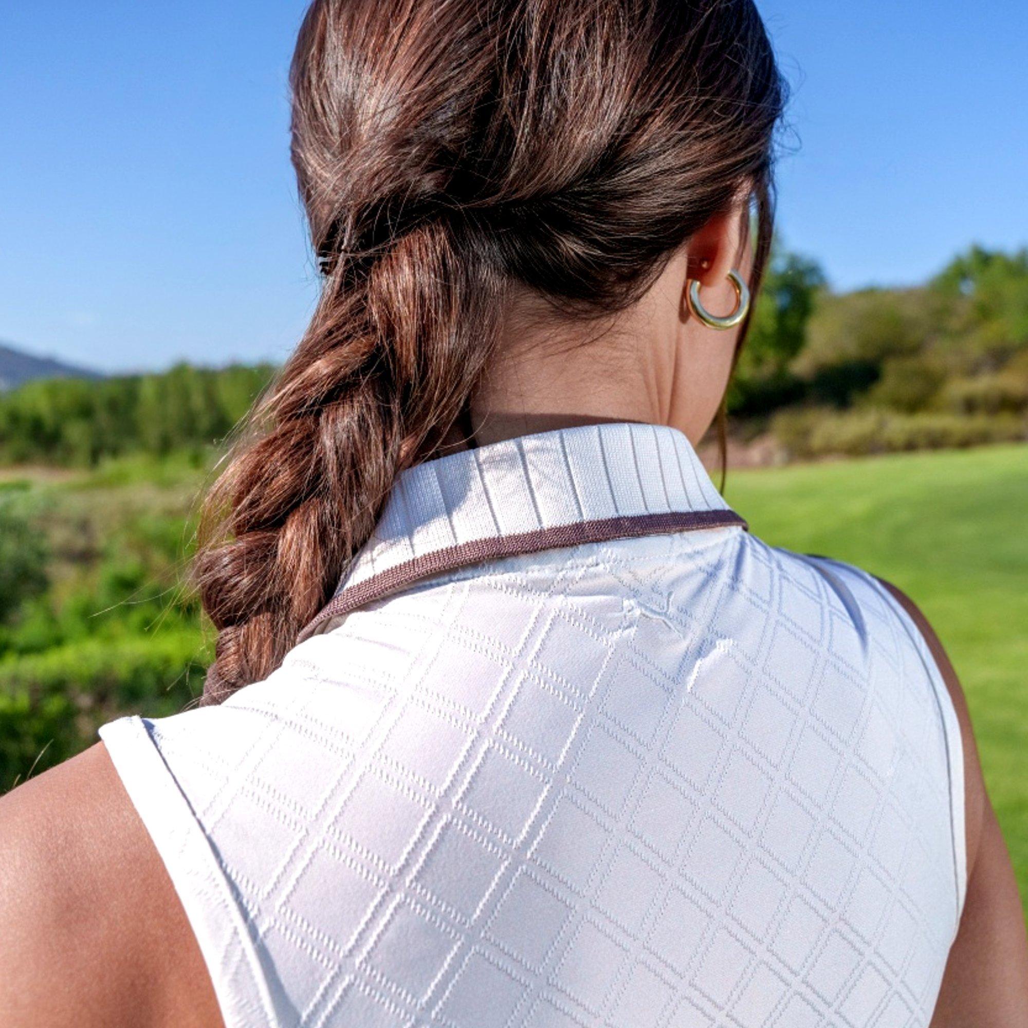 PUMA X AP Jaquard Women's Sleeveless Golf Polo Shirt