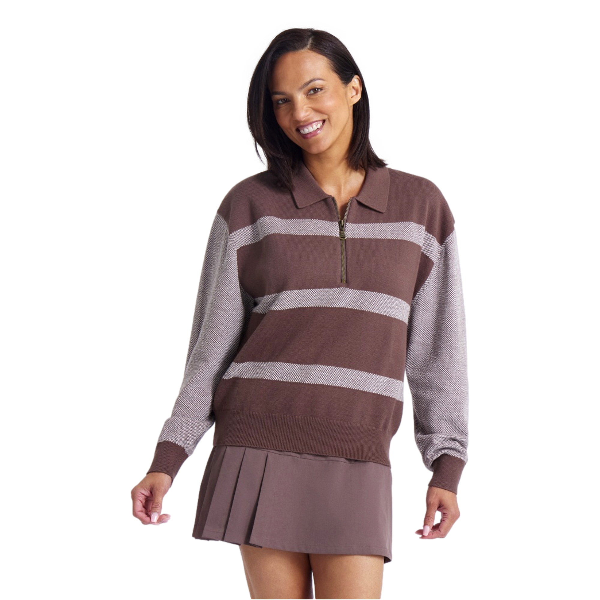 PUMA X AP Collared Sweater Women's Golf Quarter Zip