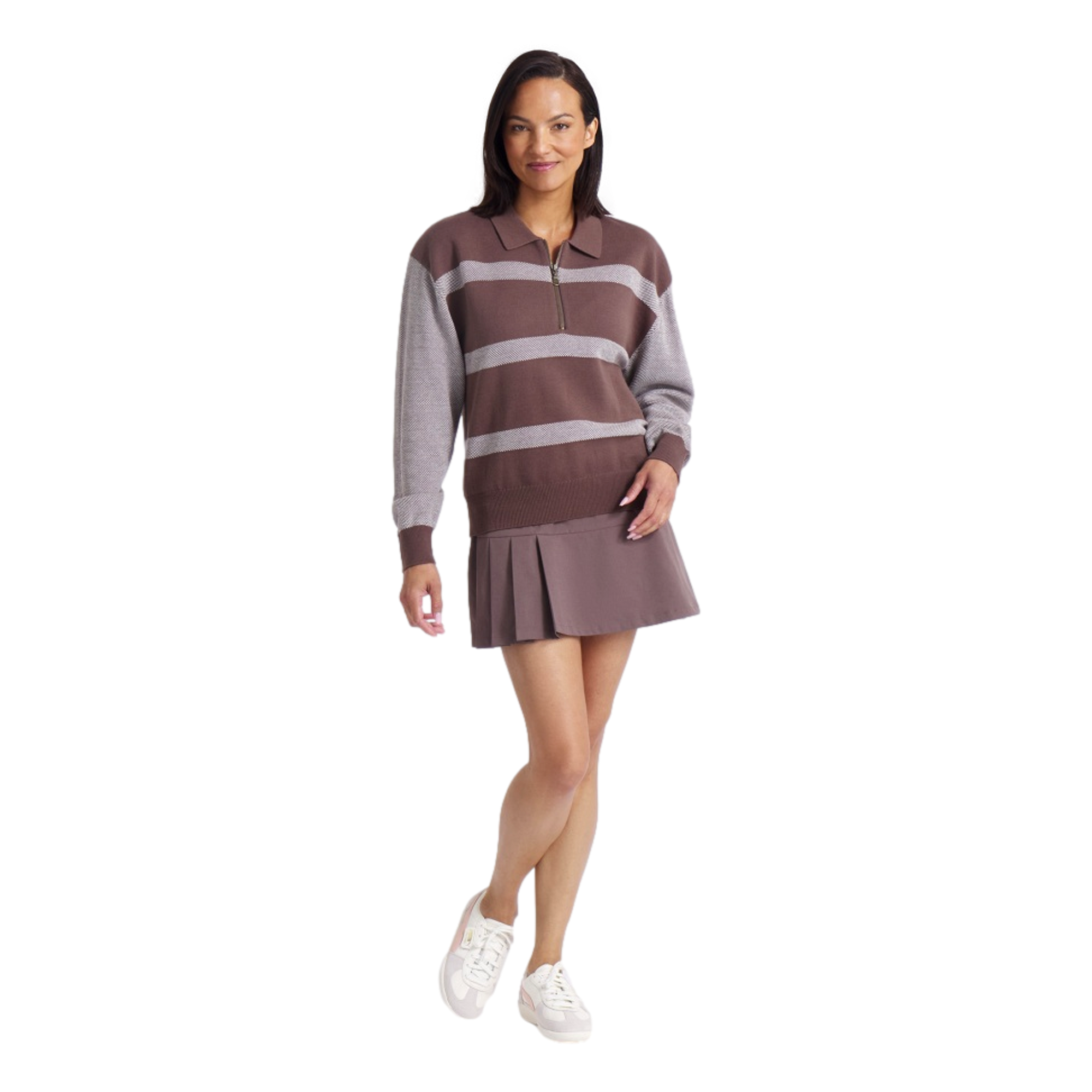 PUMA X AP Collared Sweater Women's Golf Quarter Zip