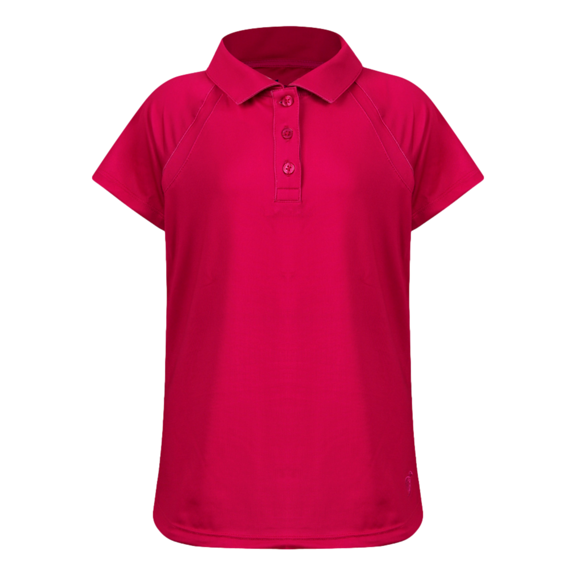 Reagan Cap Girls Short Sleeve Golf Polo Shirt