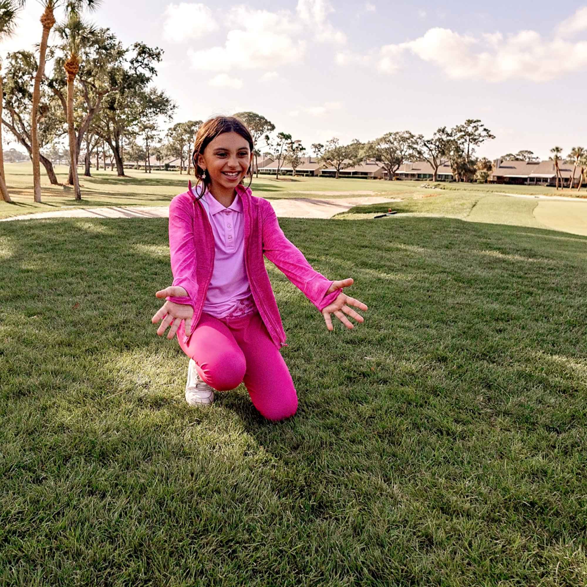 Eva Girls Golf Hoodie Jacket