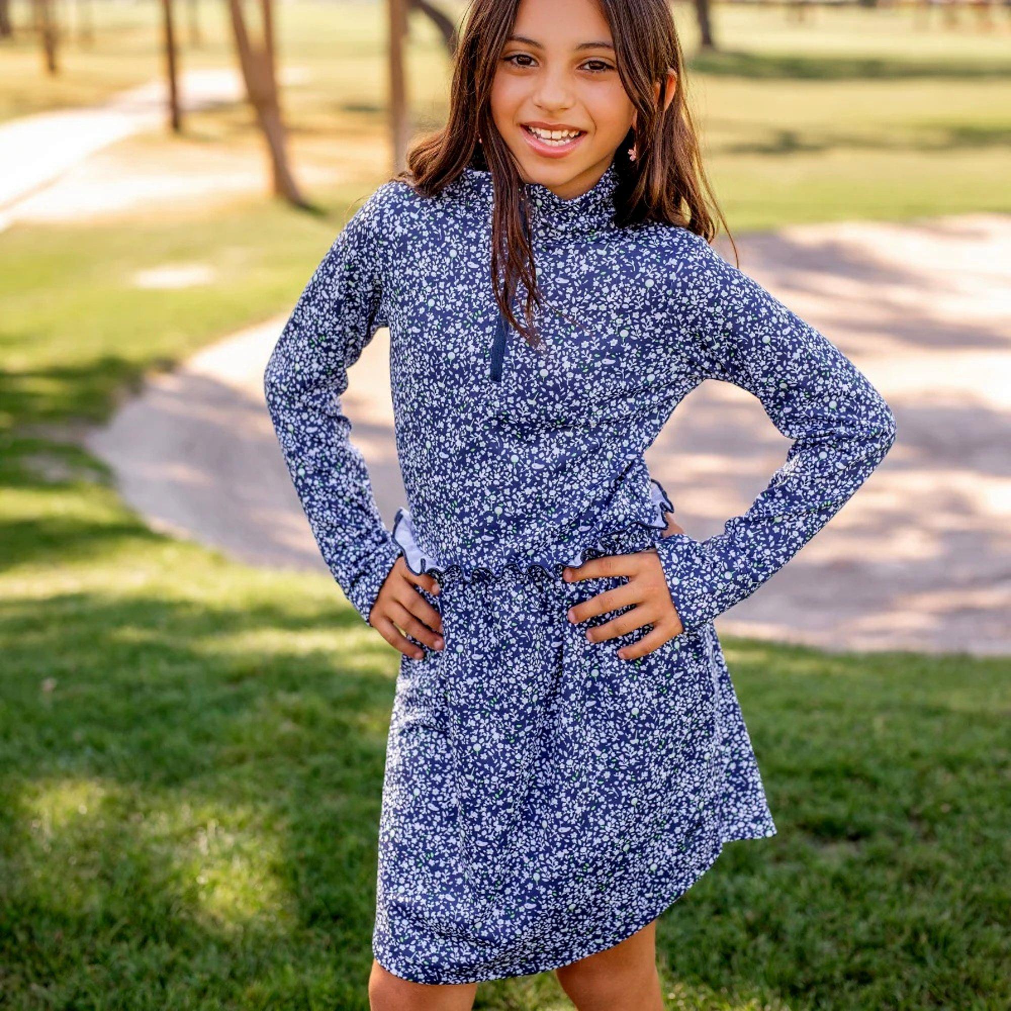 Farah Girls Long Sleeve Golf Dress