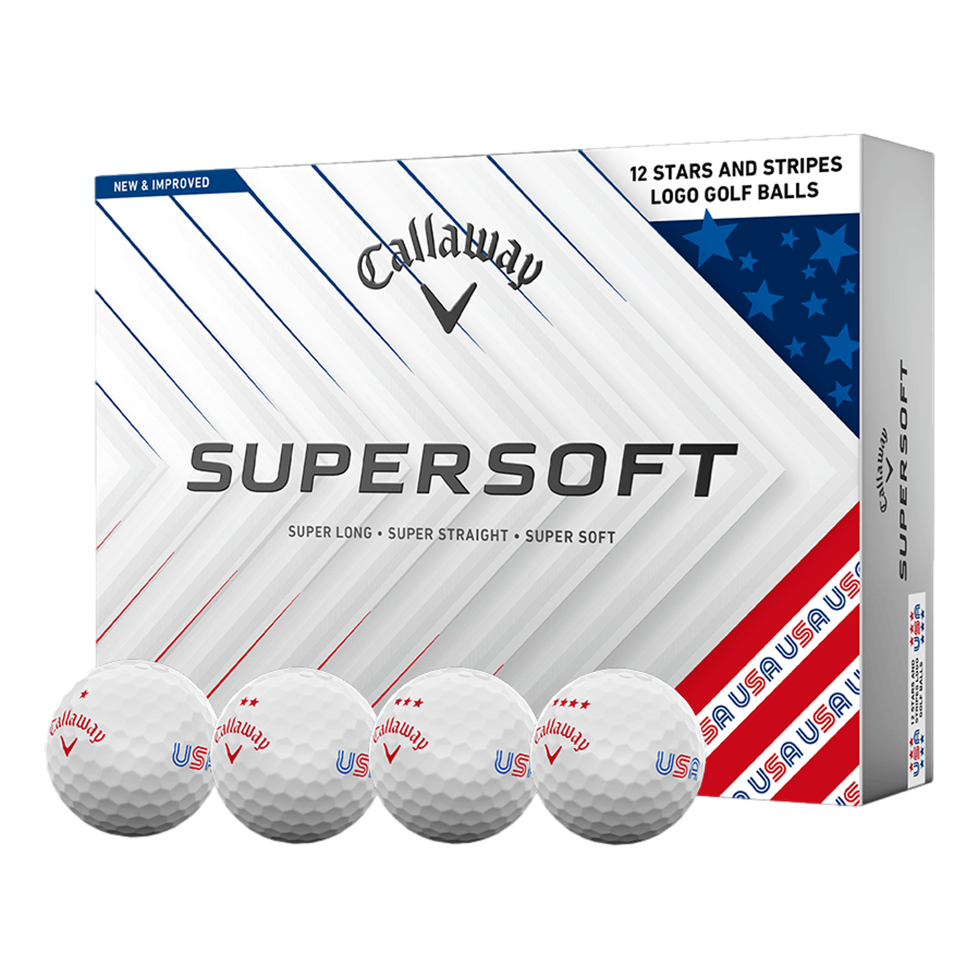 Supersoft Stars & Stripes 2025 Golf Balls