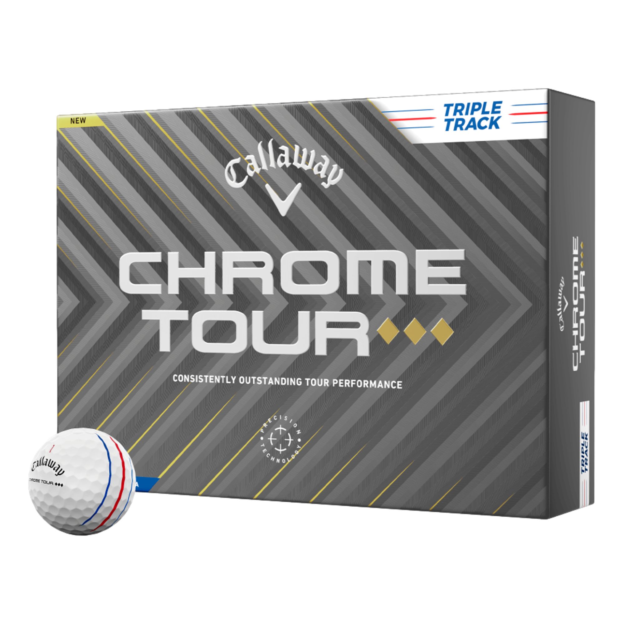 Chrome Tour Triple Track Diamond 2025 Golf Ball