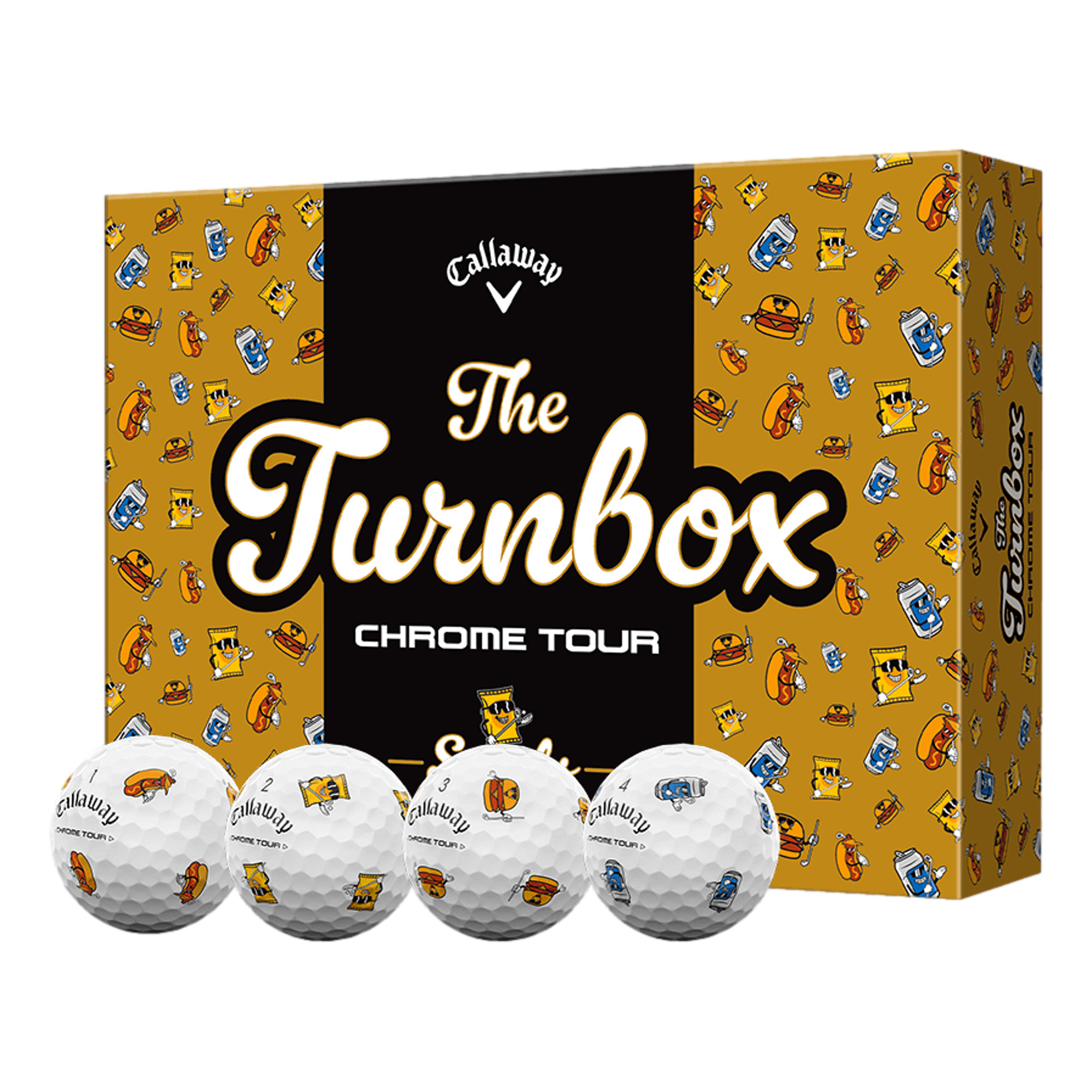 Chrome Tour TurnBox Golf Balls