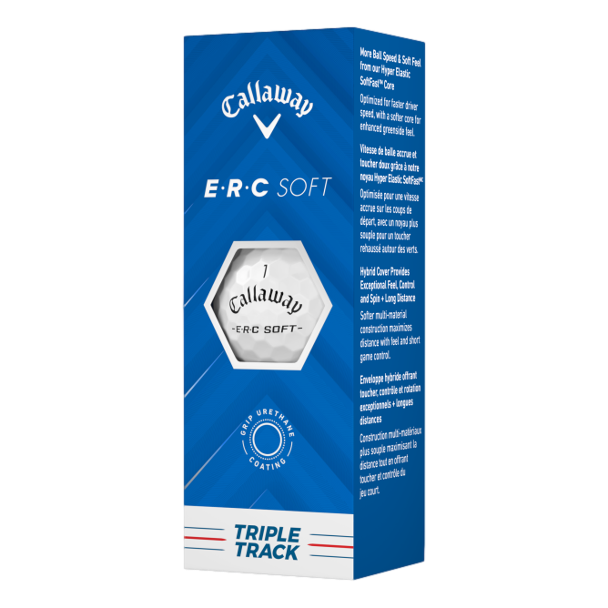 E&bull;R&bull;C Soft Triple Track Golf Balls
