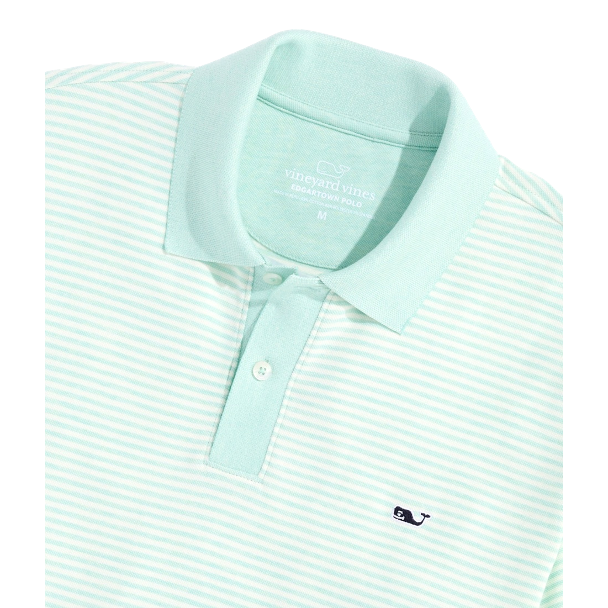 Edgartown Striped Pique Men's Short Sleeve Golf Polo Shirt