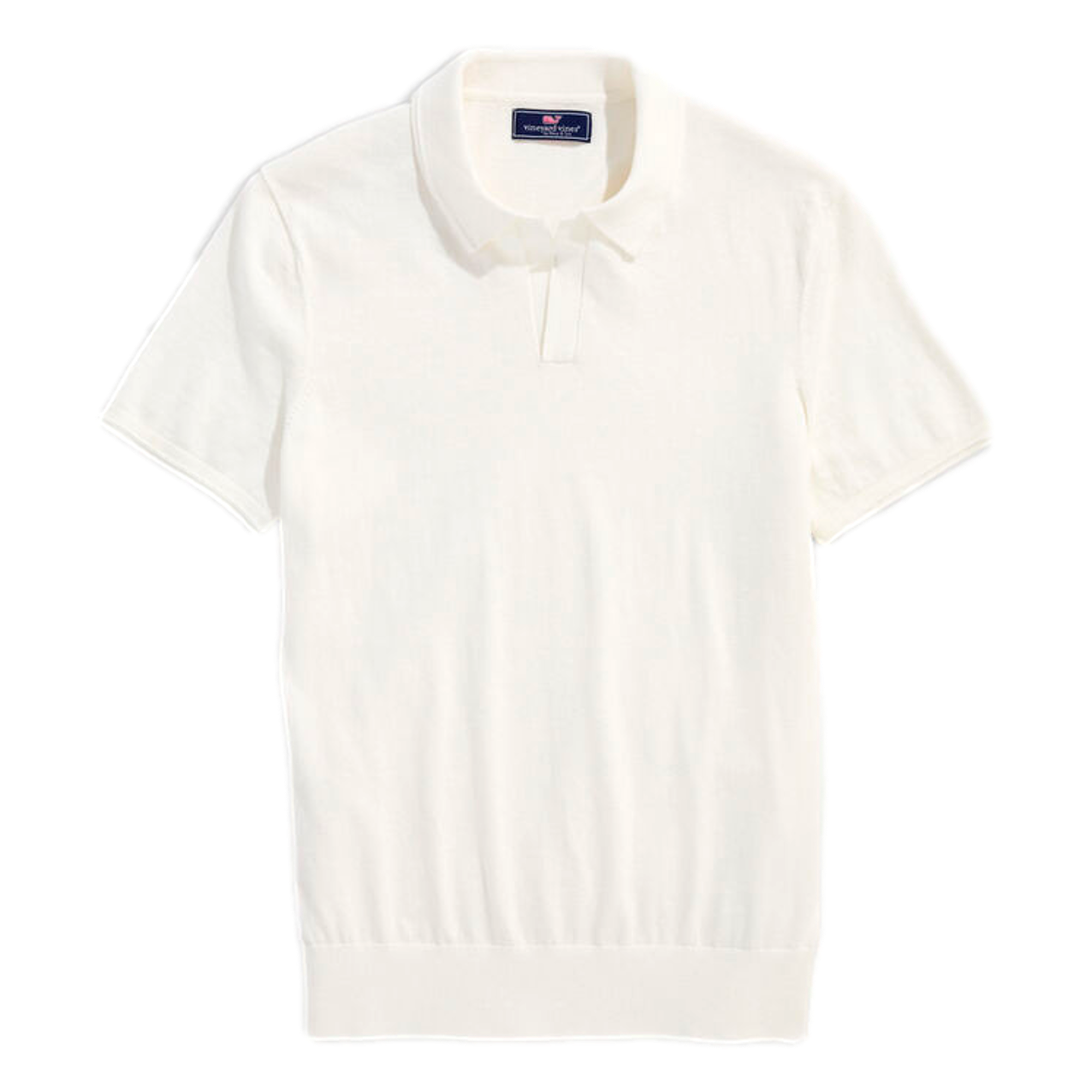 Split Collar Sweater Polo