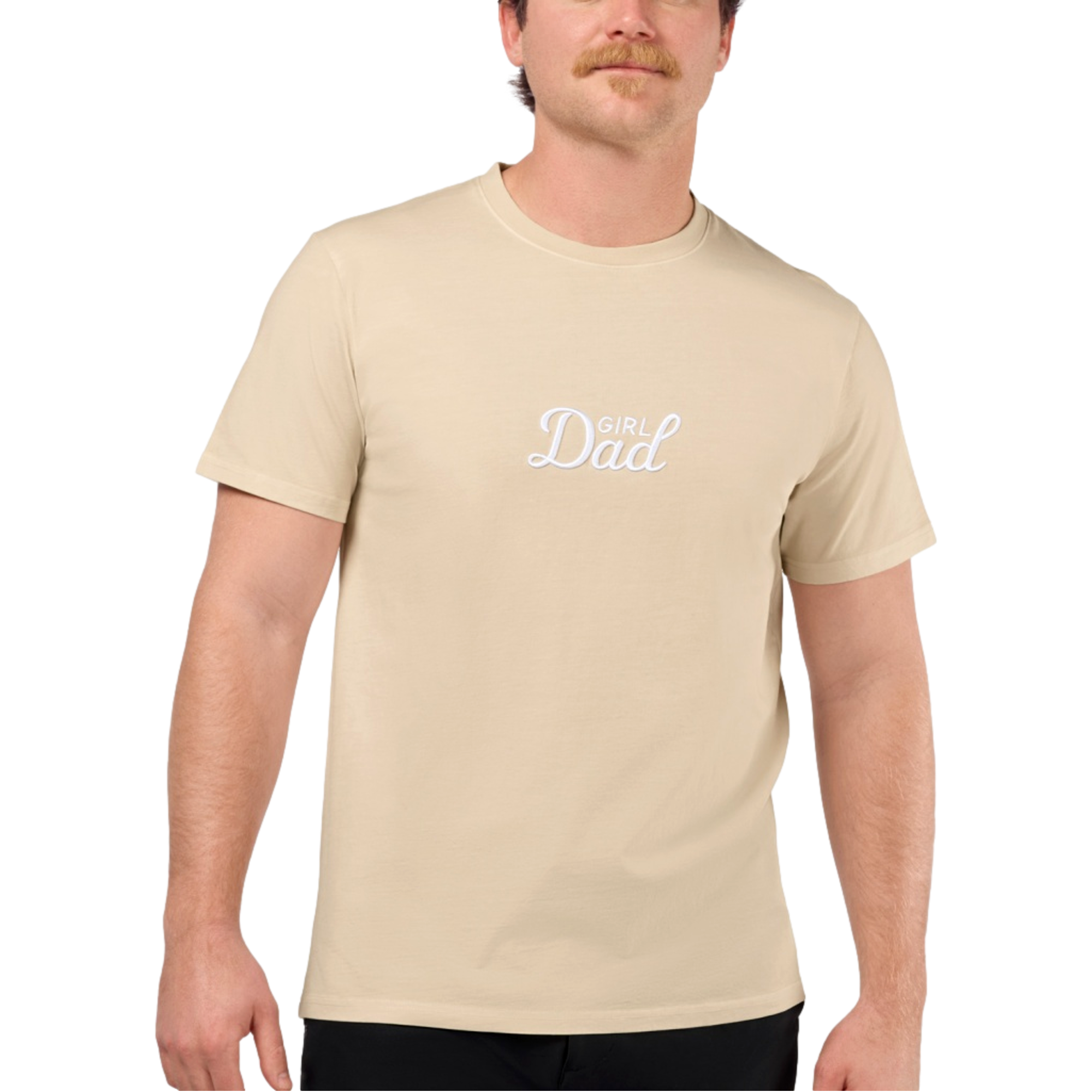 Girl Dad Embroidered Men's Golf T-Shirt