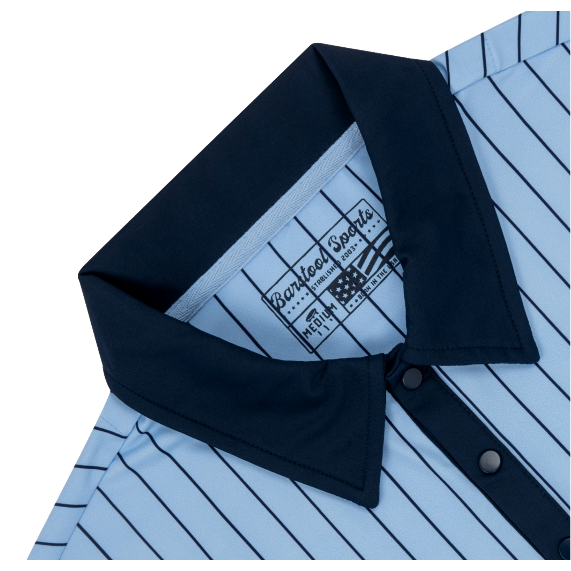 Dad Retro Vertical Stripe Men's Golf Polo