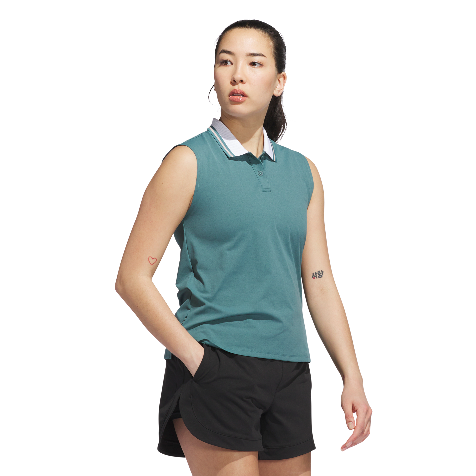 Beyond Twistknit Women's Sleeveless Golf Polo Shirt