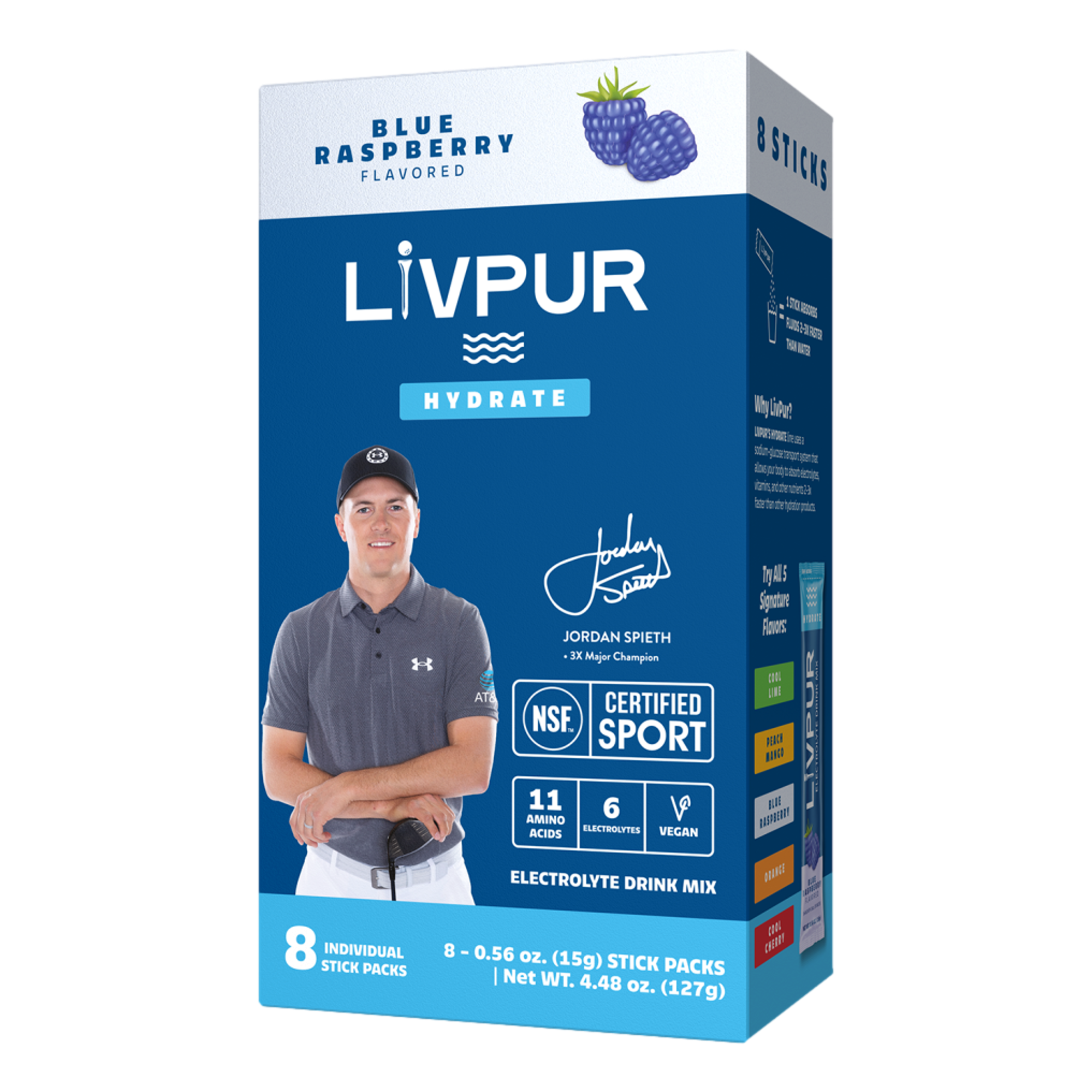 Blue Raspberry Hydration Sticks