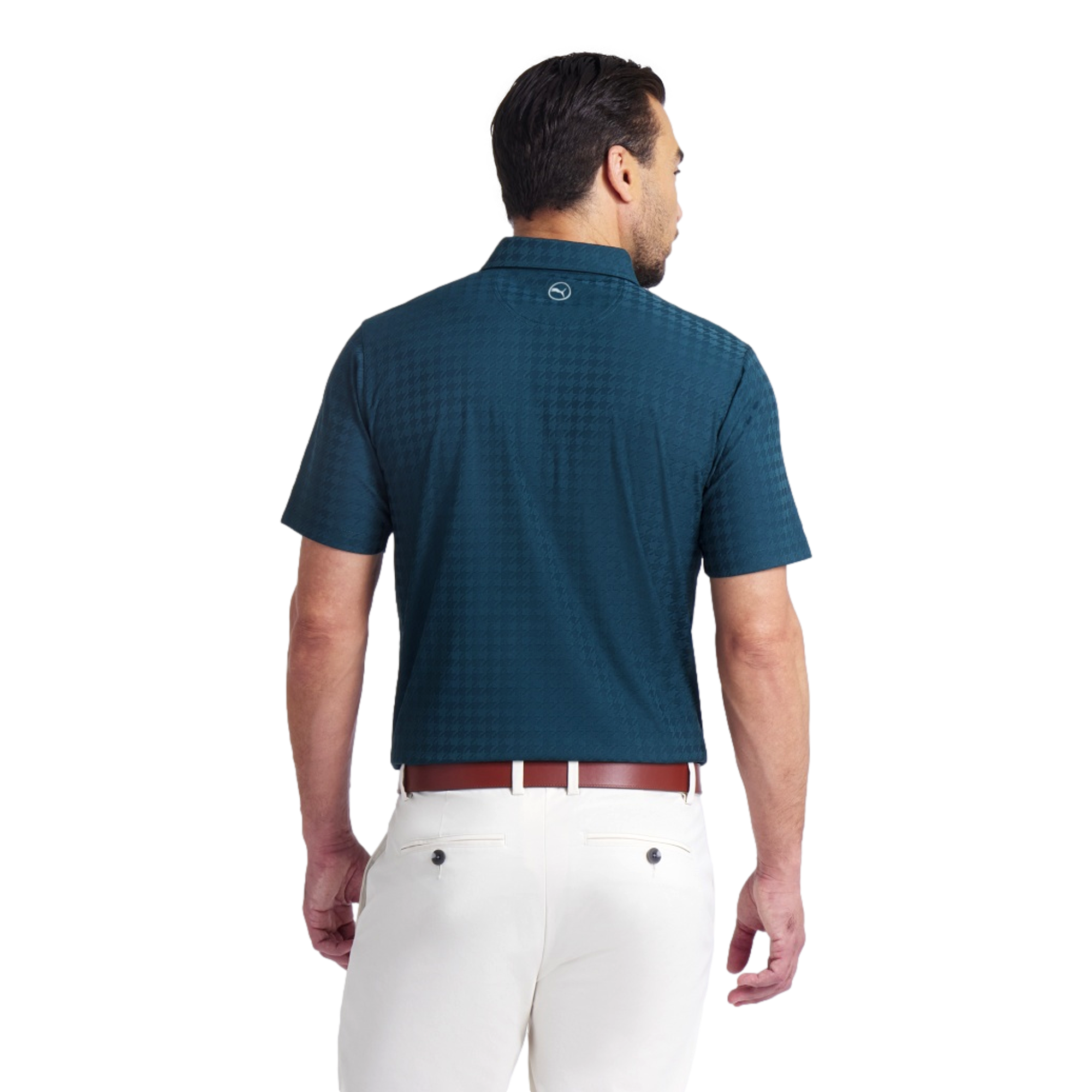 MATTR Houndstooth Men's Golf Polo Shirt