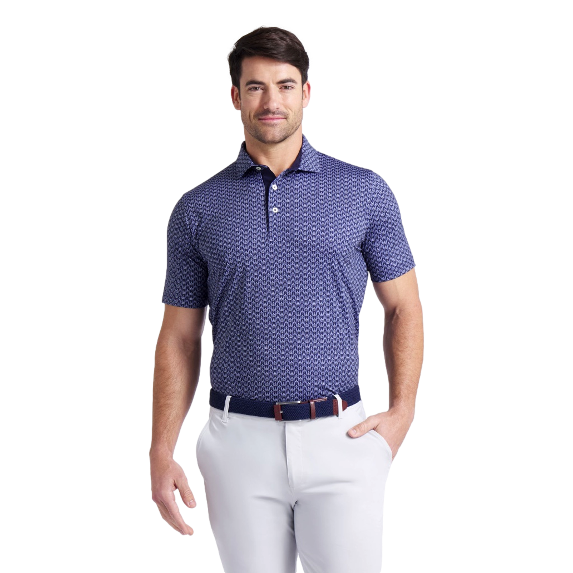 MATTR Lotus Men's Short Sleeve Golf Polo Shirt