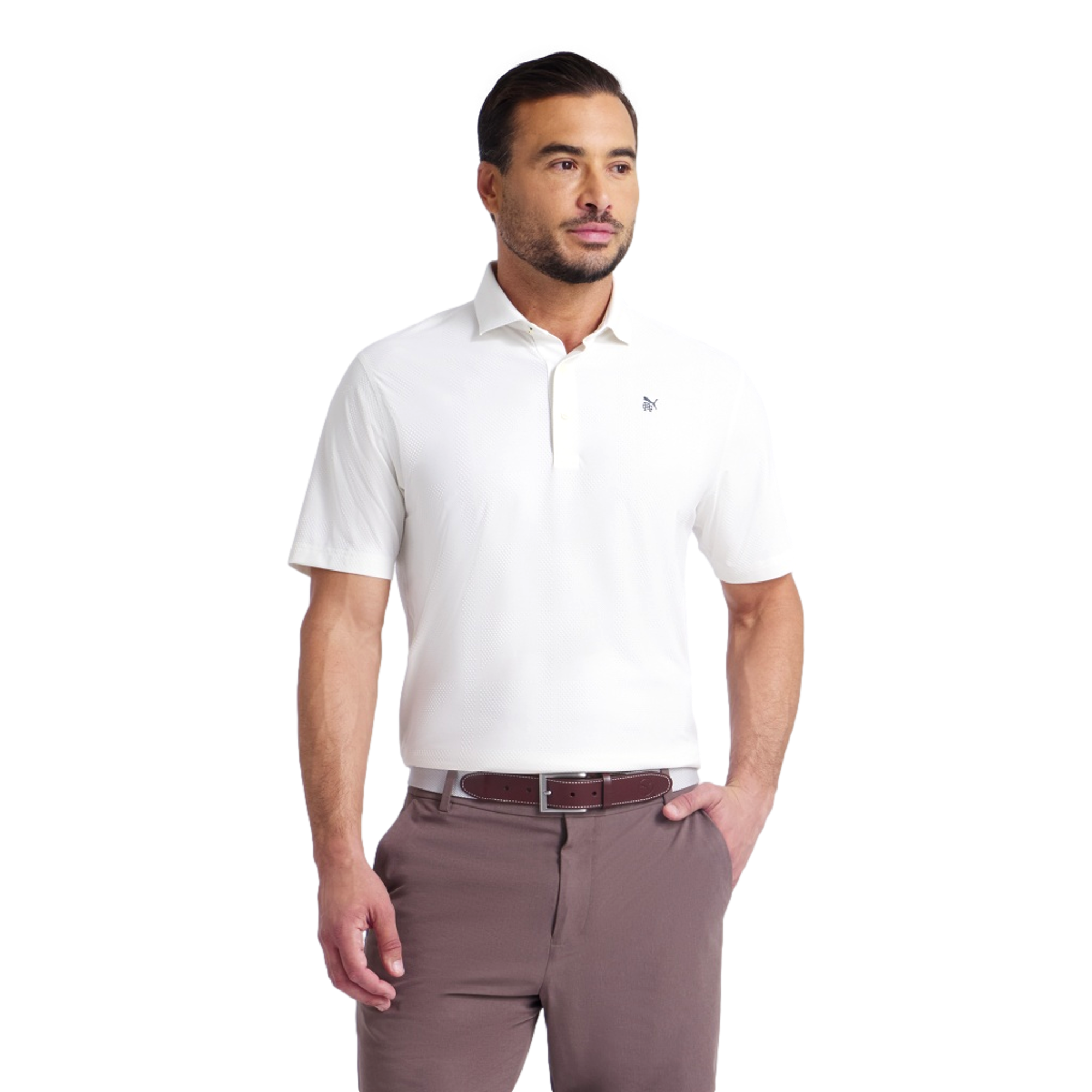 Puma X RC MATTR Jacquard Men's Golf Polo Shirt