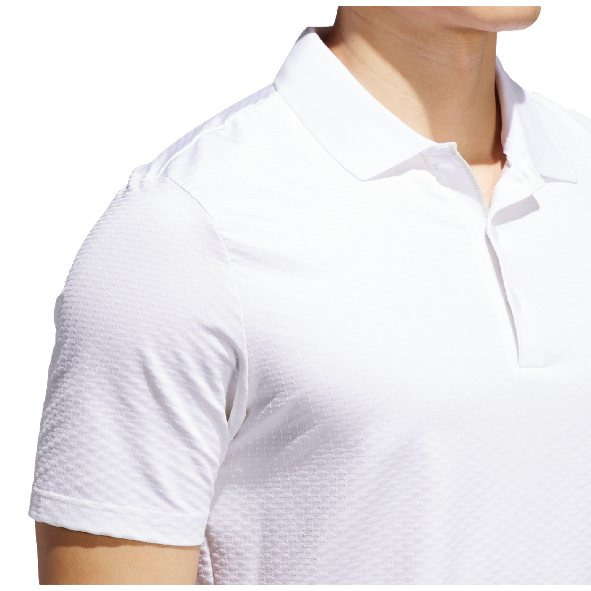 Beyond Textured Men's Short Sleeve Golf Polo Shirt