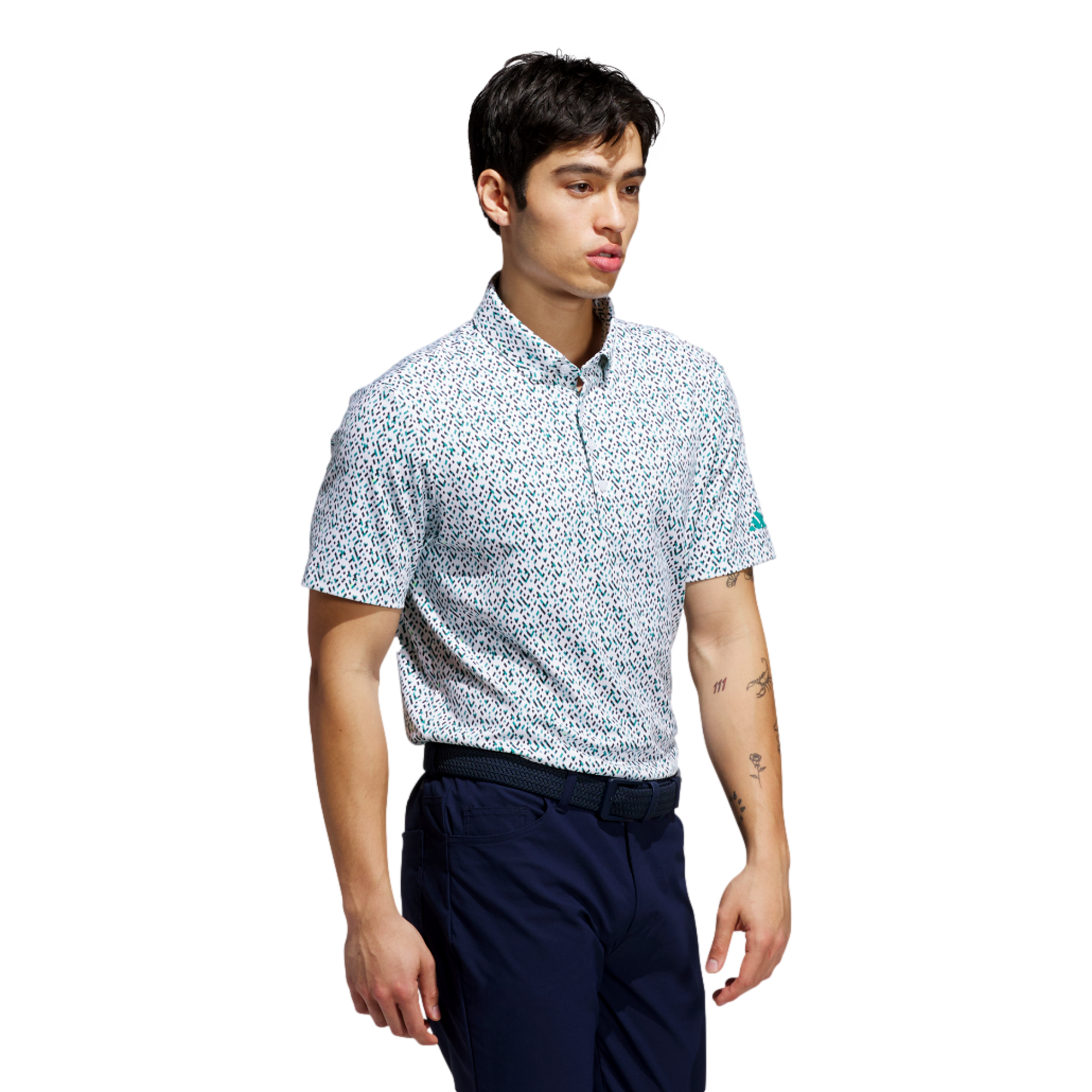 Ultimate 365 Micro Argyle Men's Short Sleeve Golf Polo Shirt
