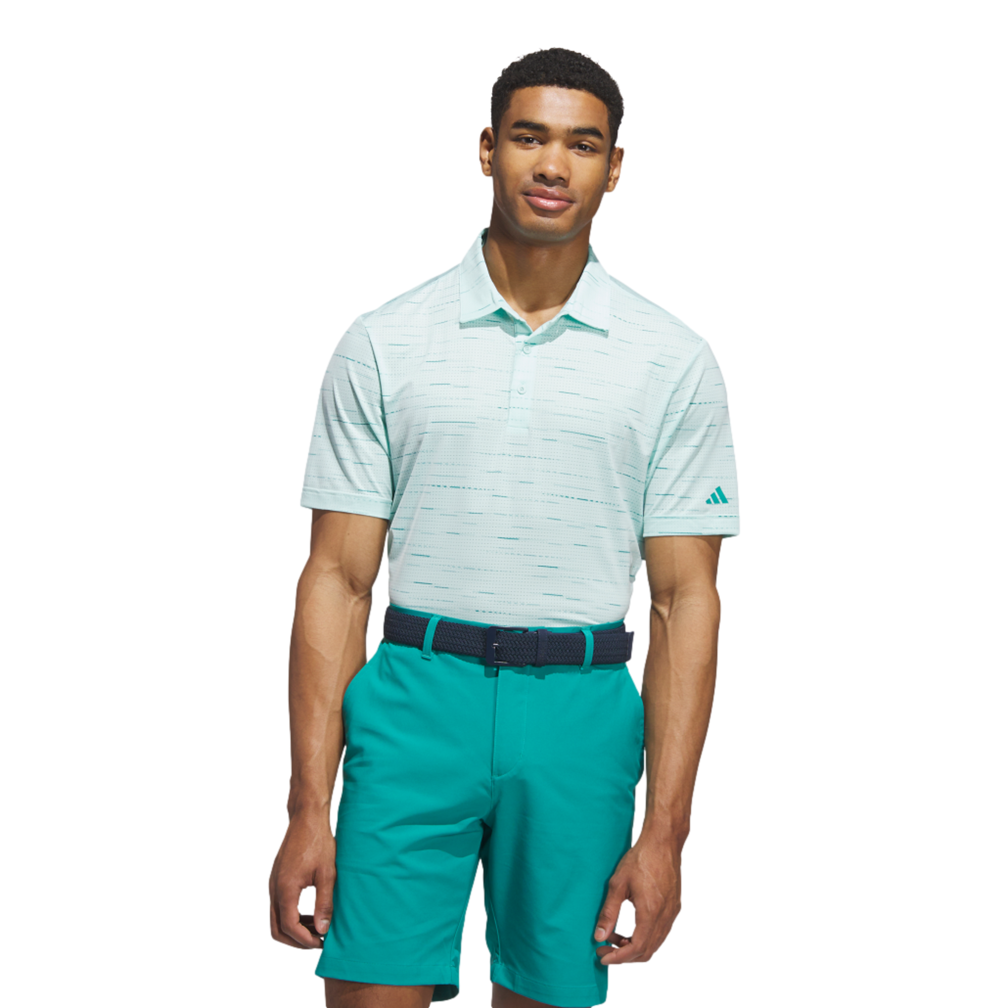 Ultimate 365 Mesh Glimmer Print Men's Golf Polo Shirt