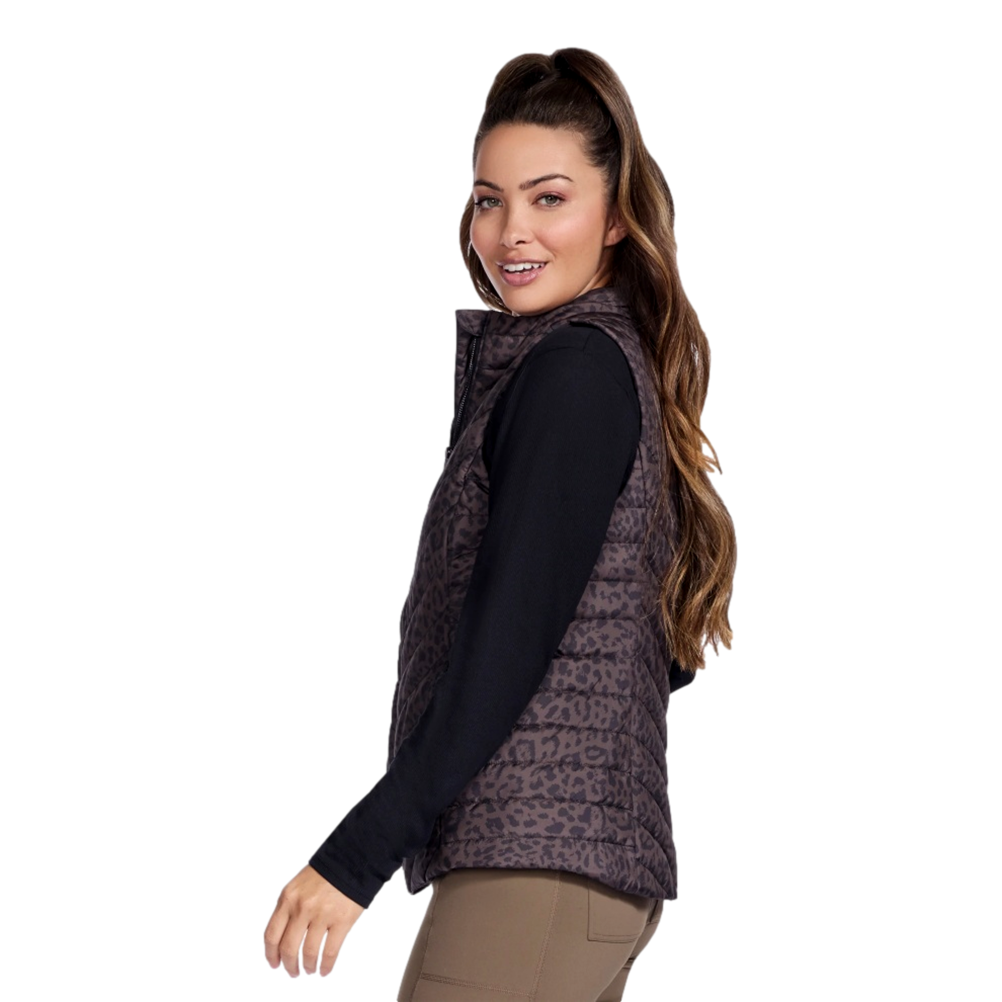On the GO Luxe Cheetah Print Women's Golf Vest
