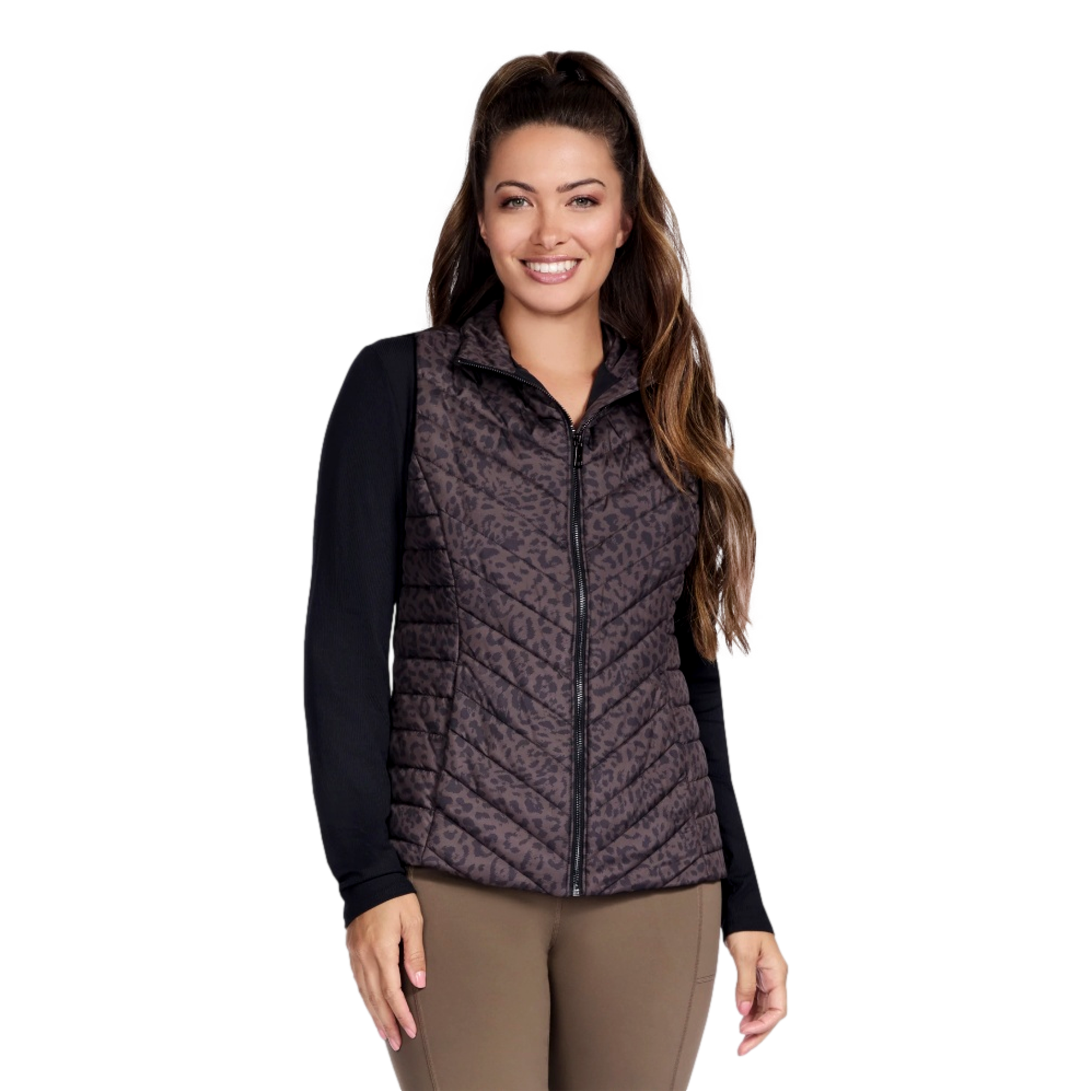 On the GO Luxe Cheetah Print Women's Golf Vest
