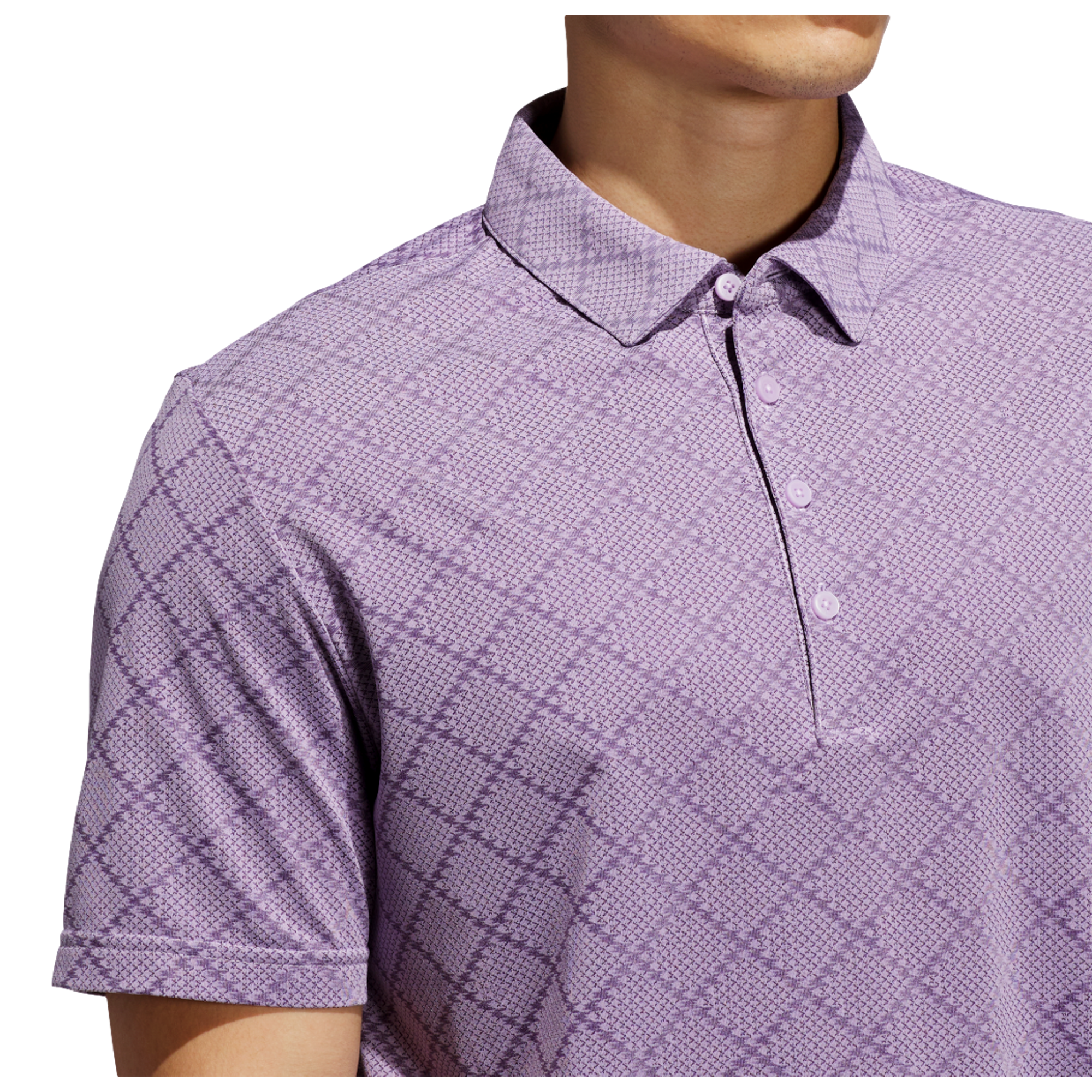 Ultimate365 Hounds Jacquard Men's Short Sleeve Golf Polo Shirt