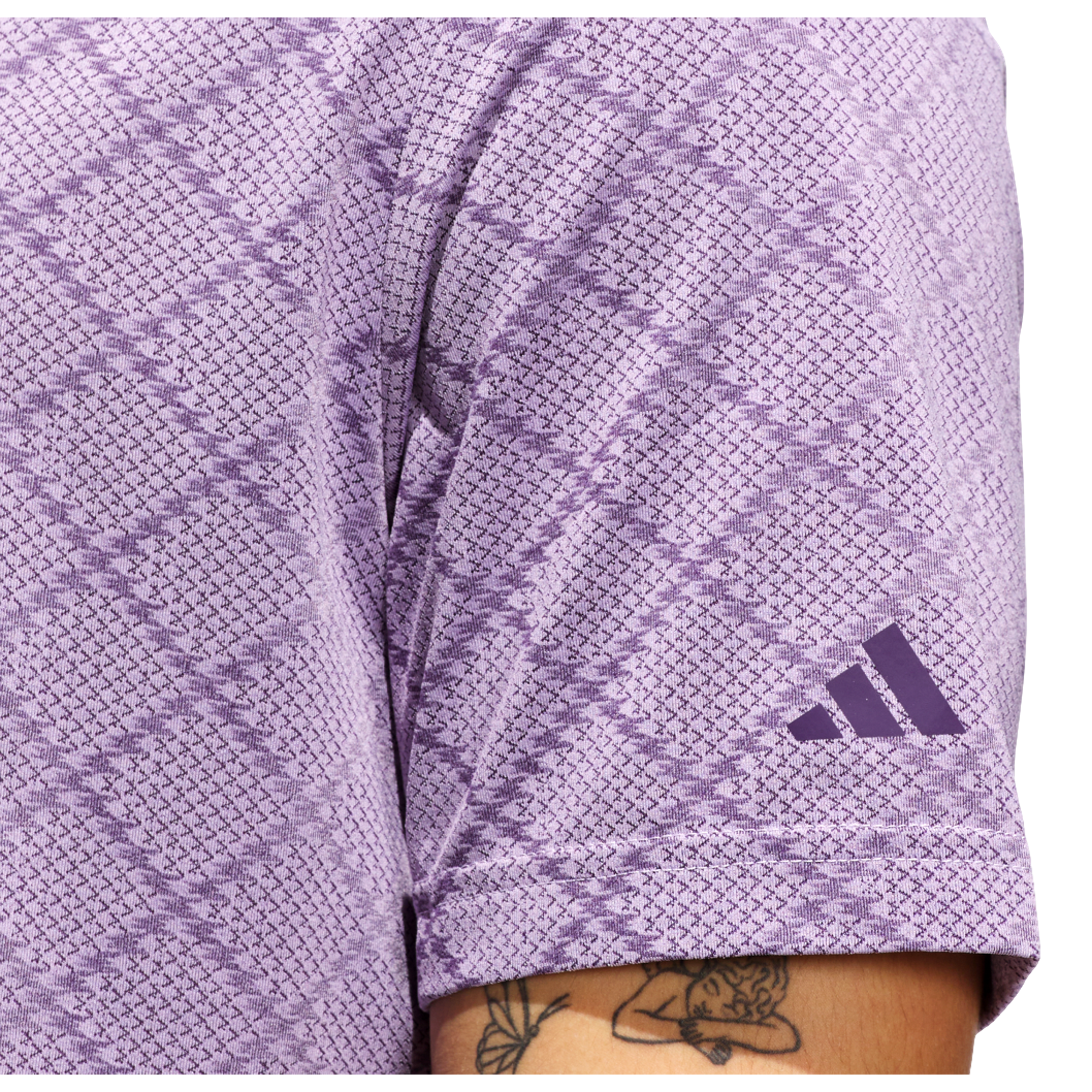 Ultimate365 Hounds Jacquard Men's Short Sleeve Golf Polo Shirt