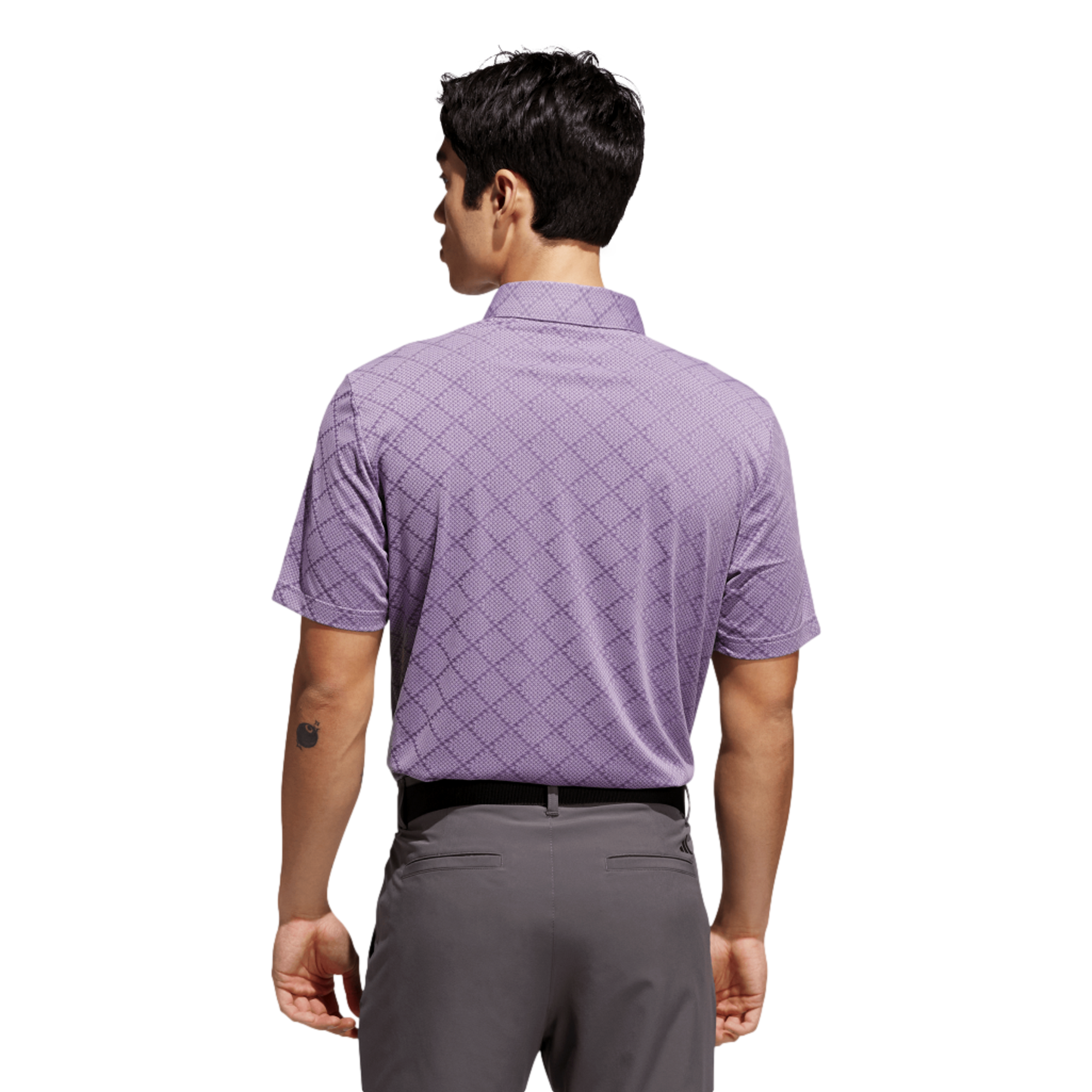 Ultimate365 Hounds Jacquard Men's Short Sleeve Golf Polo Shirt