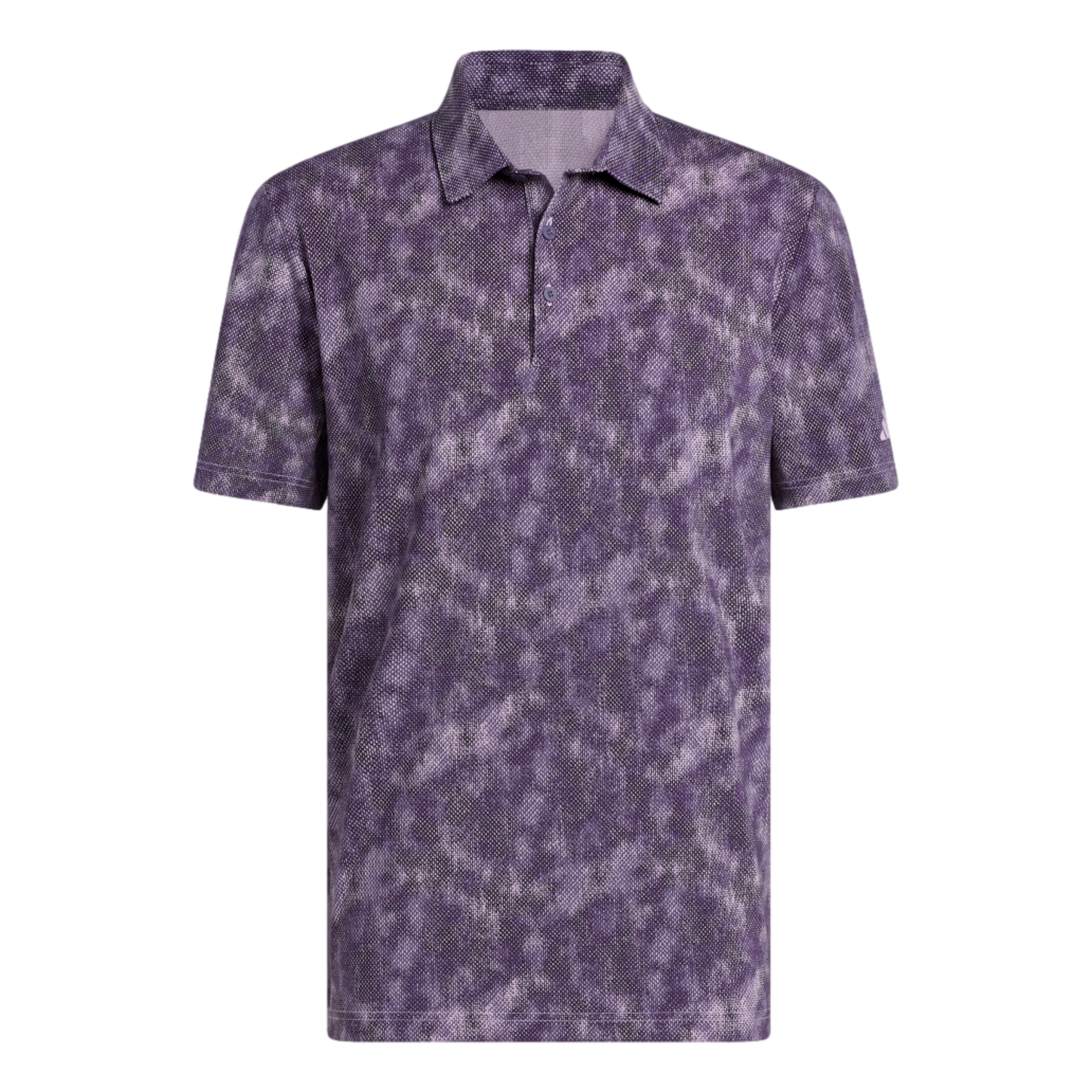 Ultimate365  Textured Print Men's Short Sleeve Golf Polo Shirt
