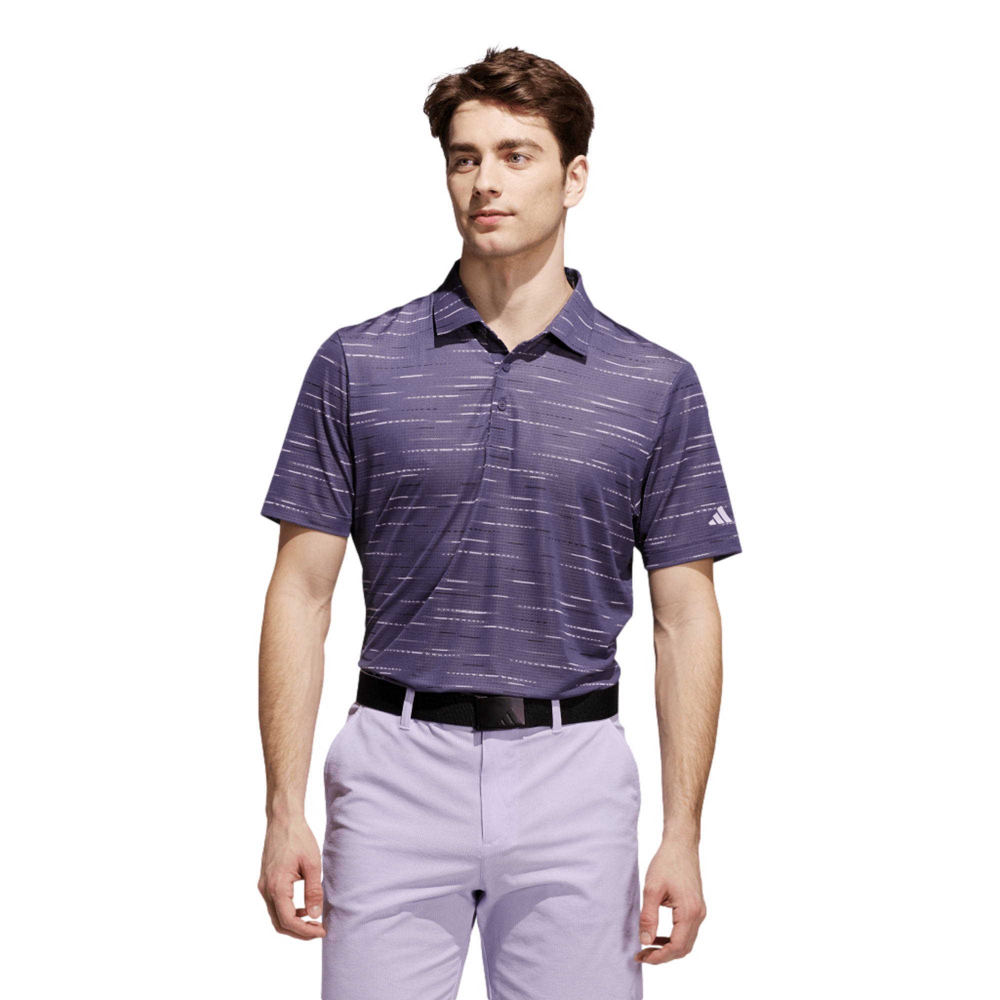 Ultimate365 Mesh Glimmer Print Men's Short Sleeve Golf Polo Shirt