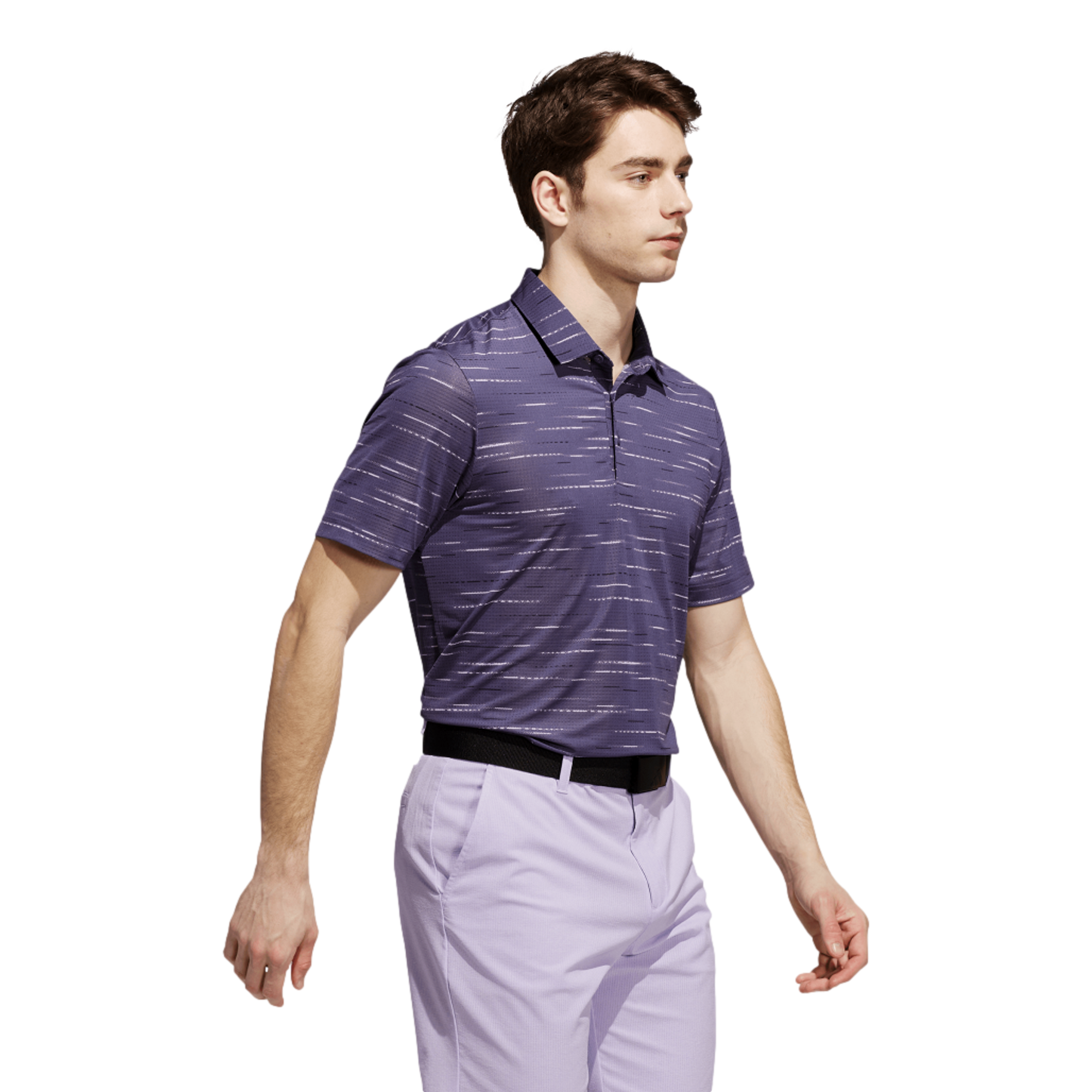 Ultimate365 Mesh Glimmer Print Men's Short Sleeve Golf Polo Shirt