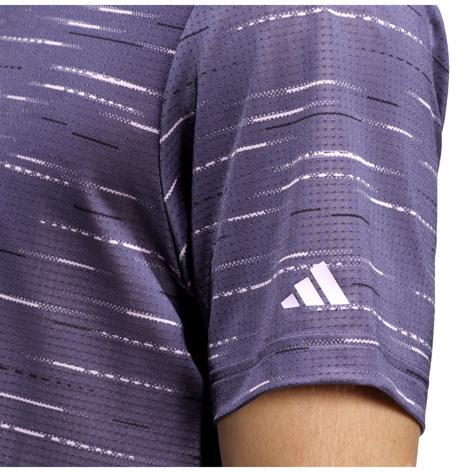 Ultimate365 Mesh Glimmer Print Men's Short Sleeve Golf Polo Shirt