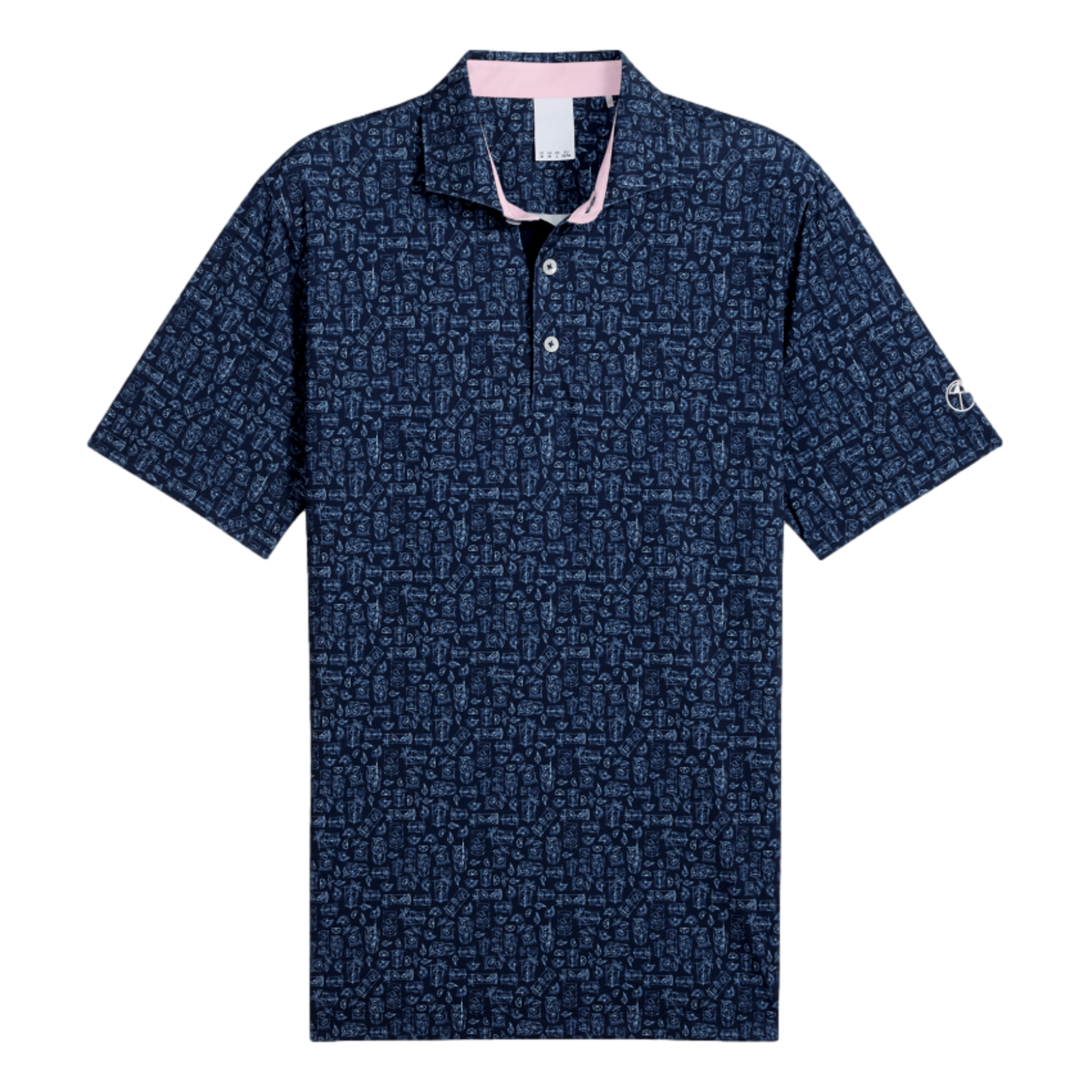 Puma X AP Sketch Print Men's Short Sleeve Golf Polo Shirt