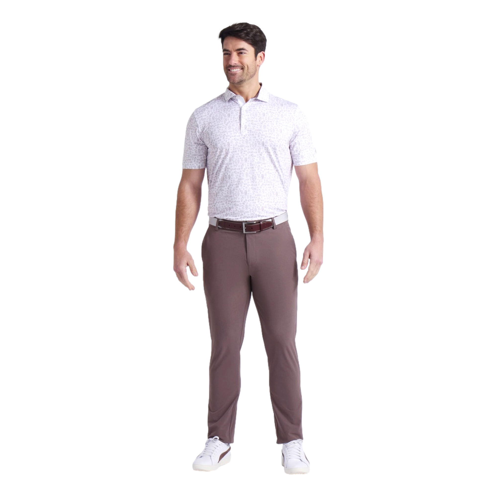 Puma X AP Sketch Print Men's Short Sleeve Golf Polo Shirt