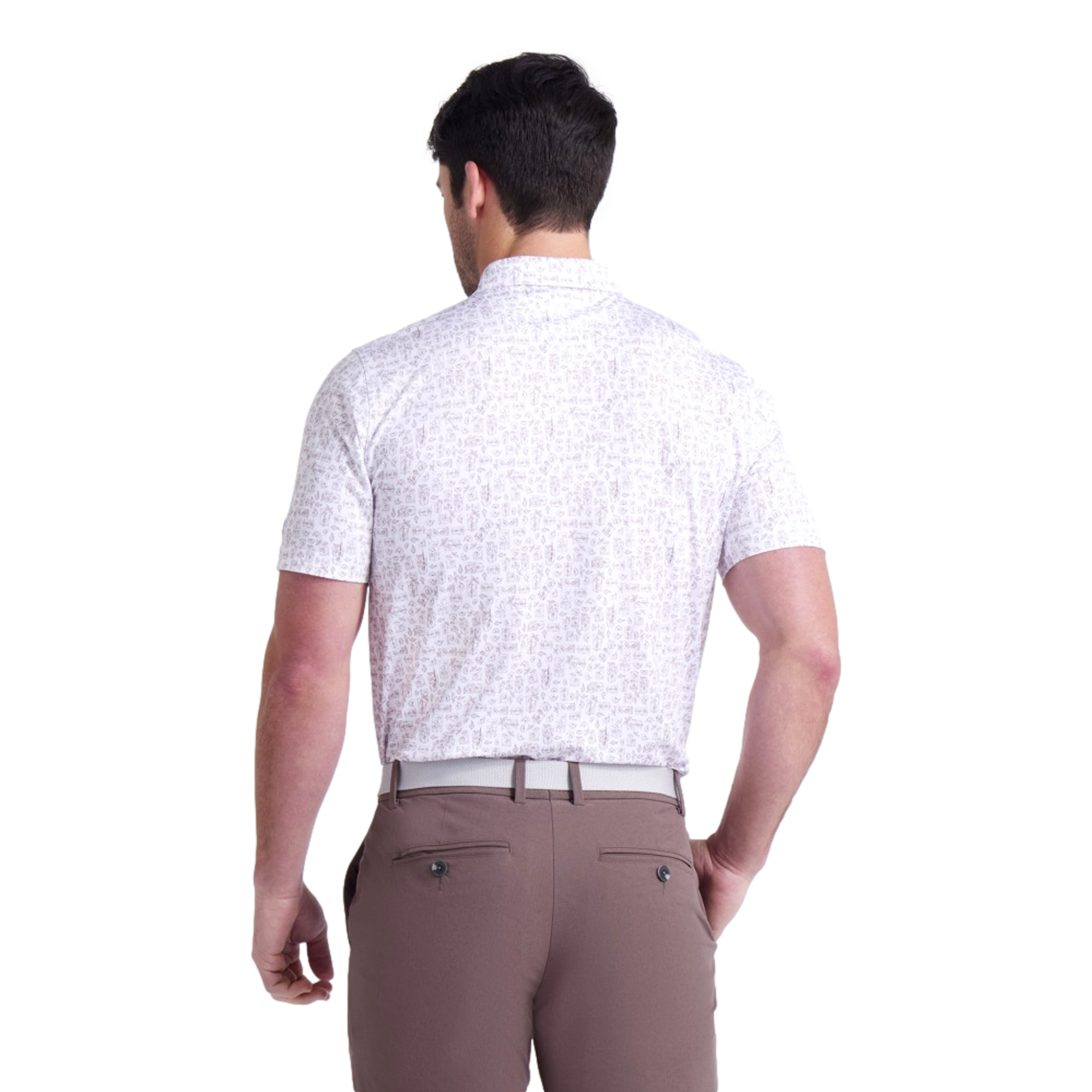 Puma X AP Sketch Print Men's Short Sleeve Golf Polo Shirt