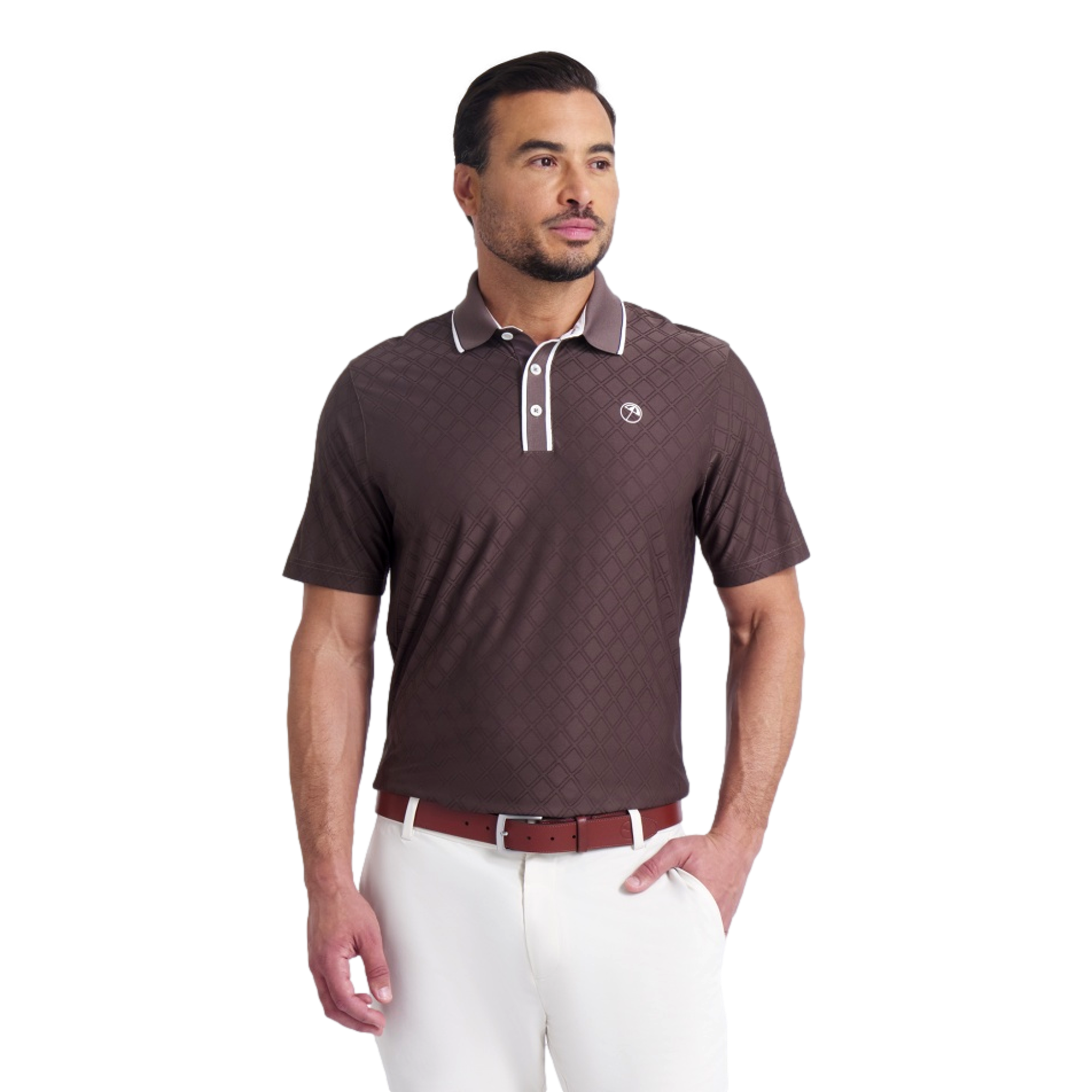 Puma X AP Tipped Jacquard Men's Golf Polo Shirt