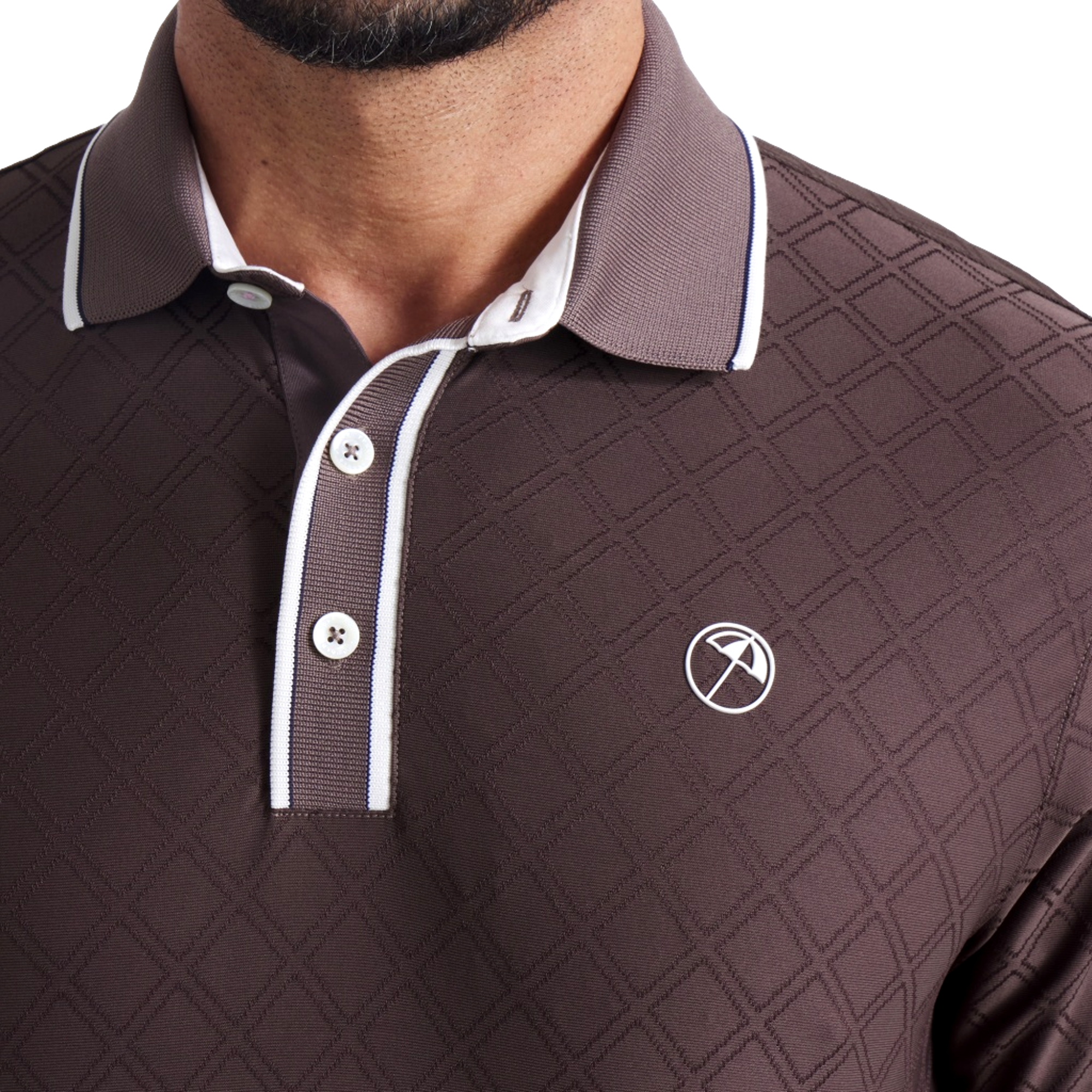 Puma X AP Tipped Jacquard Men's Golf Polo Shirt