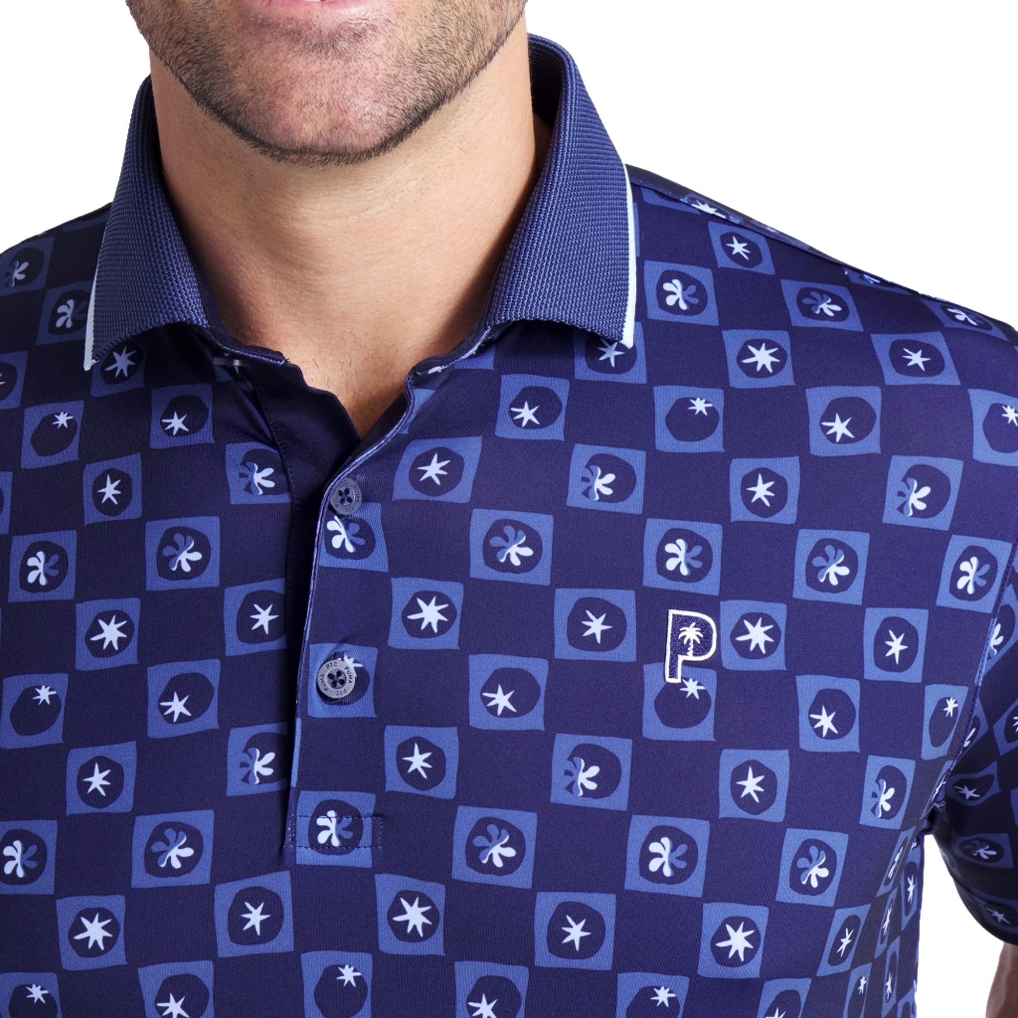 Puma x PTC Micro Men's Short Sleeve Golf Polo Shirt