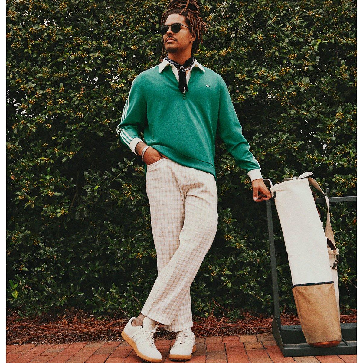 Originals 3 Stripe Mens Golf Men's Quarter Zip