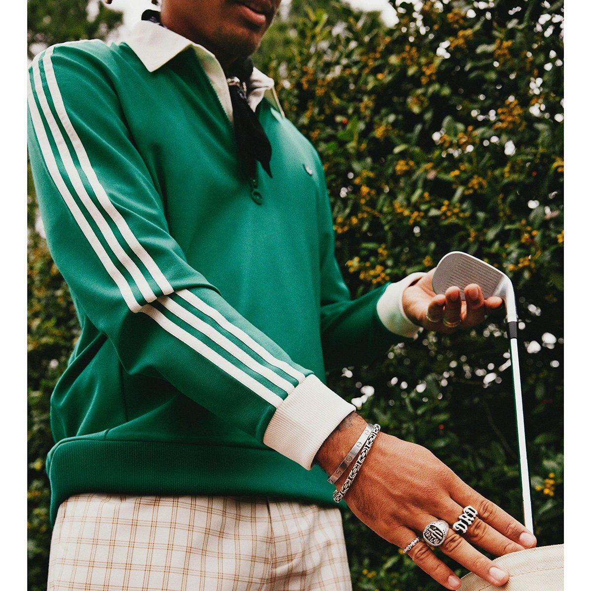 Originals 3 Stripe Mens Golf Men's Quarter Zip