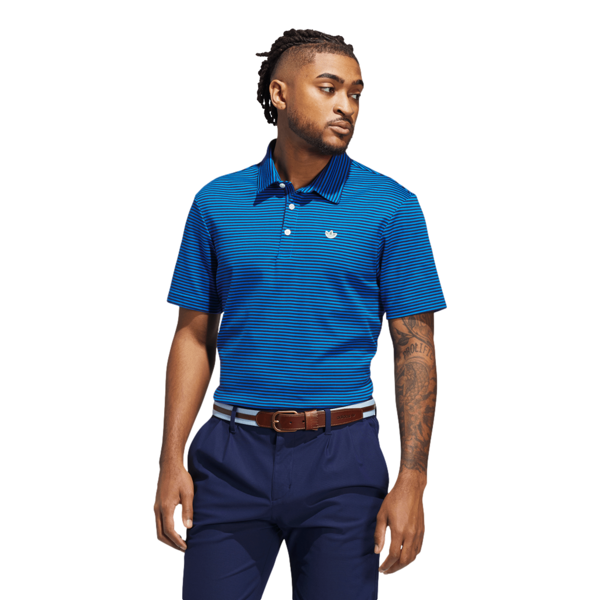 Originals Striped Mens Short Sleeve Golf Polo Shirt