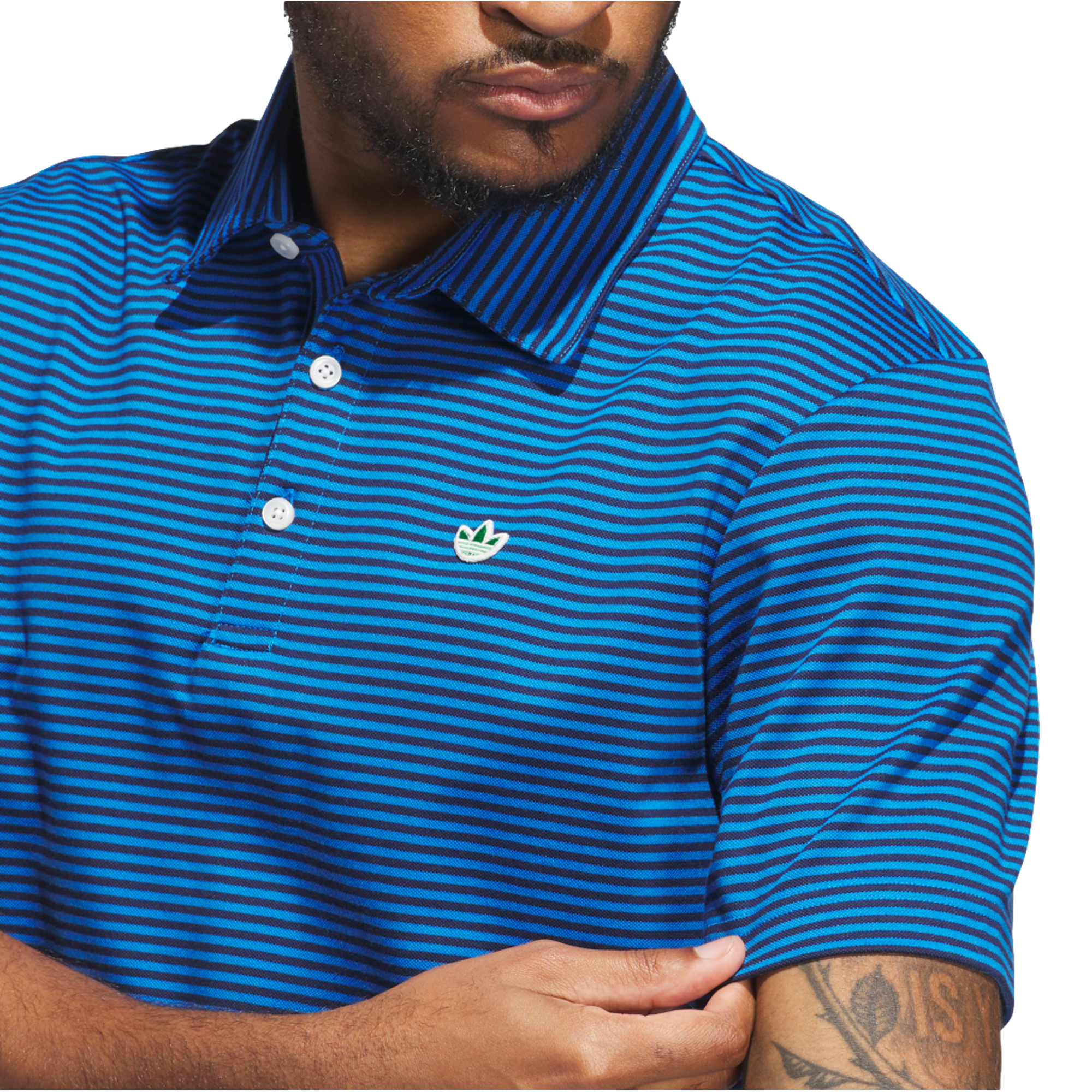Originals Striped Mens Short Sleeve Golf Polo Shirt