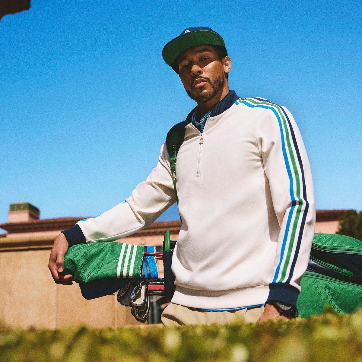 Originals 3 Stripe Mens Golf Men's Quarter Zip