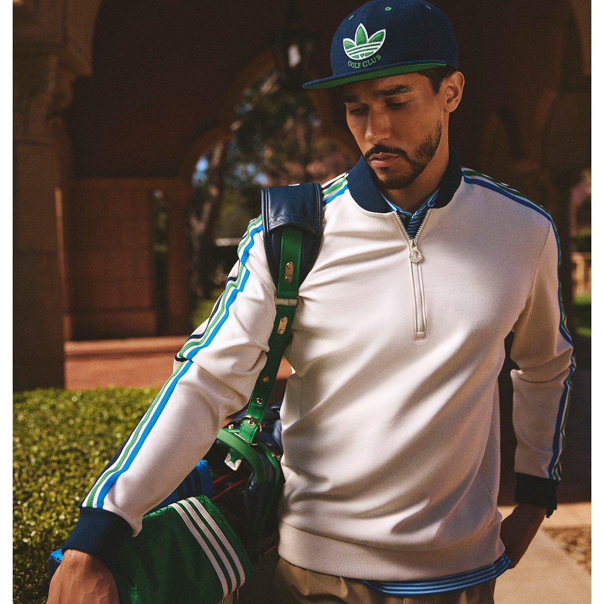 Originals 3 Stripe Mens Golf Men's Quarter Zip