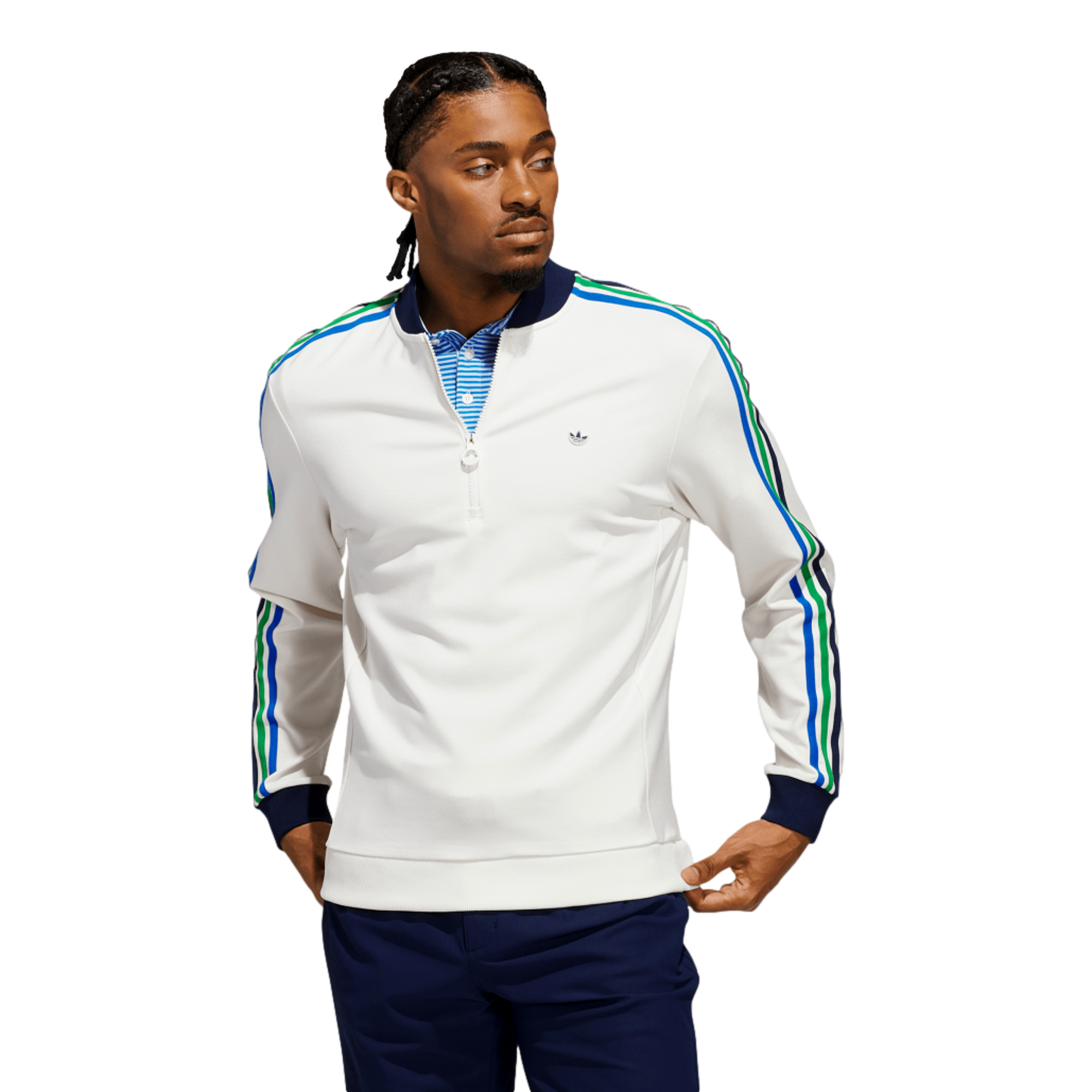 Originals 3 Stripe Mens Golf Men's Quarter Zip