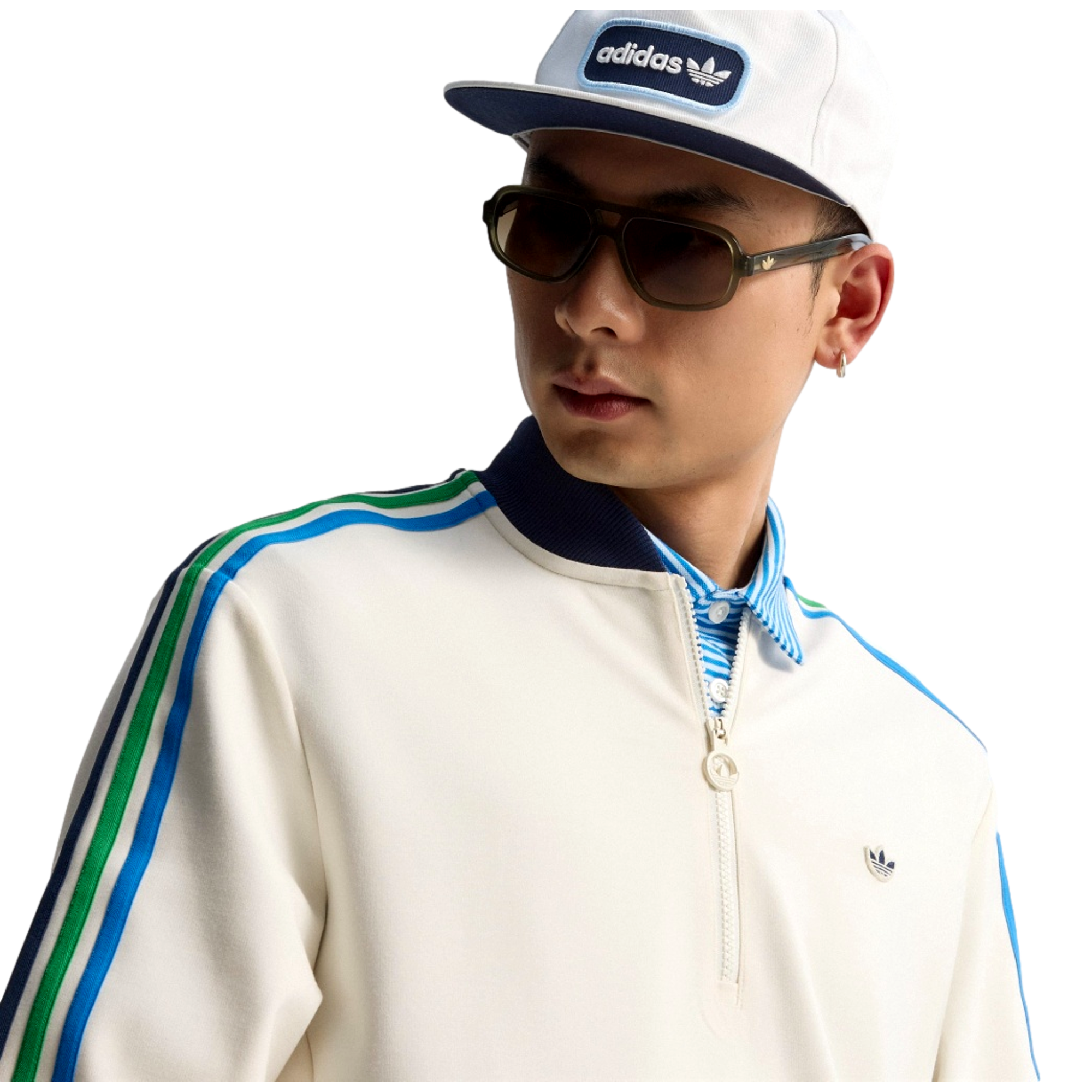 Originals 3 Stripe Mens Golf Men's Quarter Zip