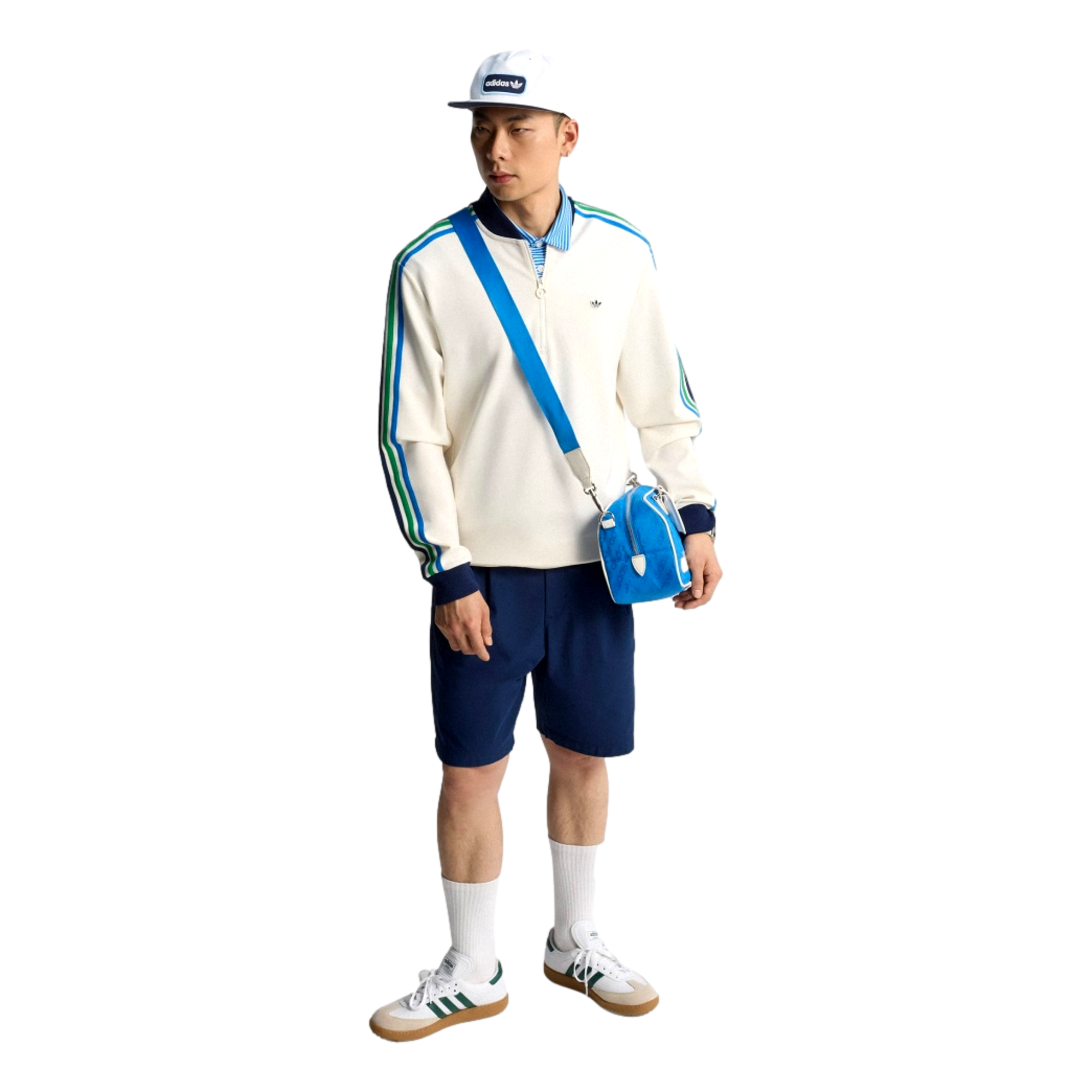 Originals 3 Stripe Mens Golf Men's Quarter Zip