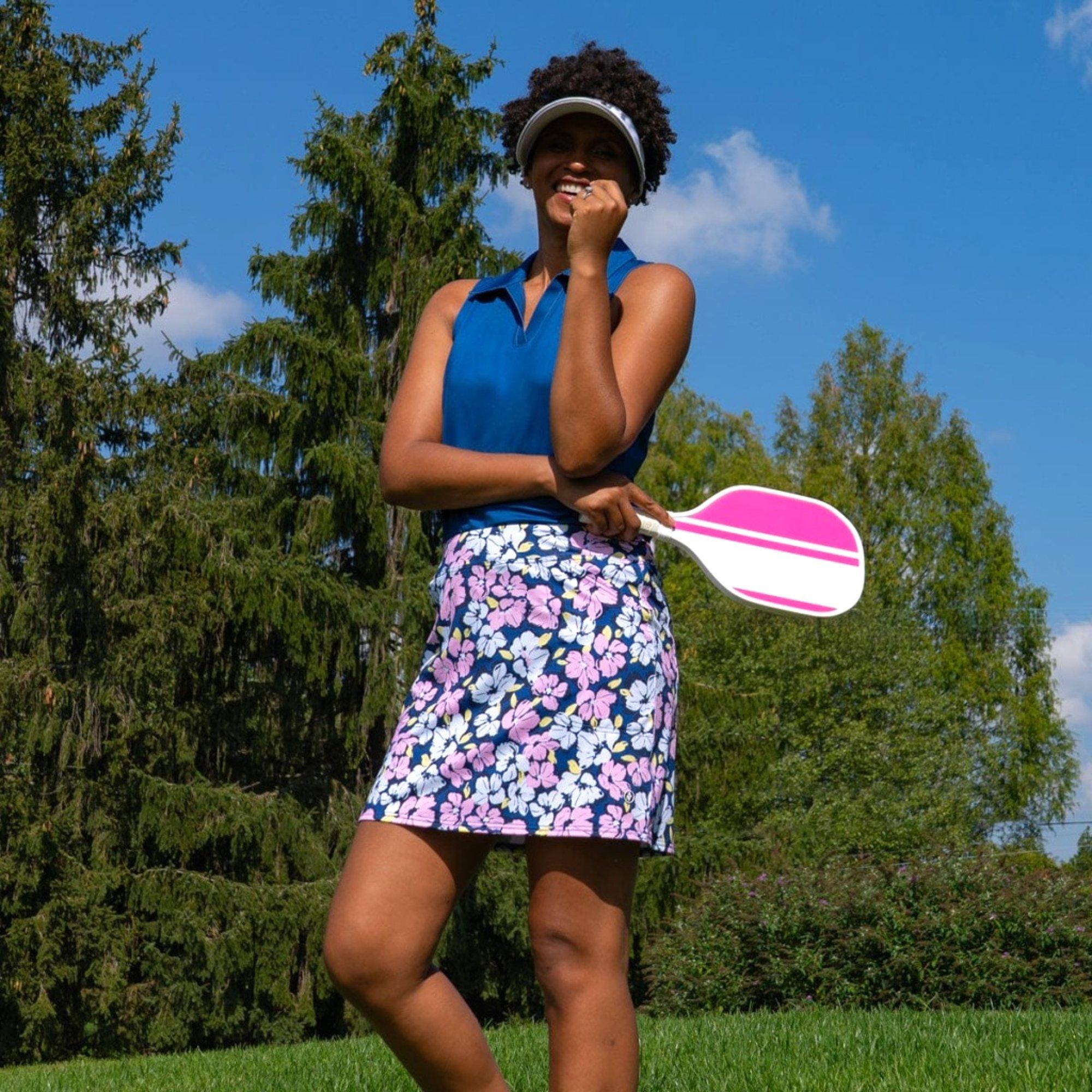 Mina Floral Women's 17" Golf Skort