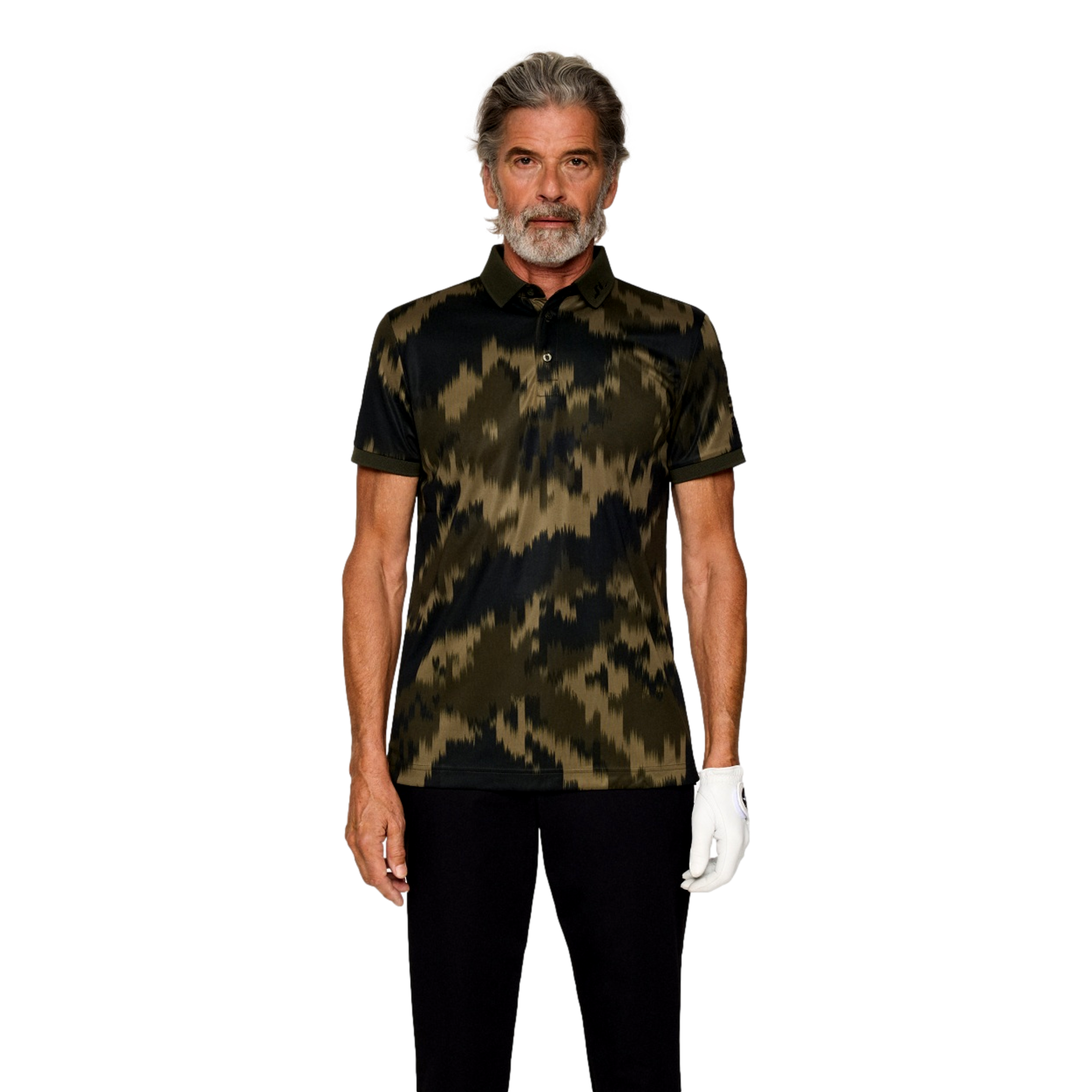 Tour Tech Print Men's Short Sleeve Golf Polo Shirt