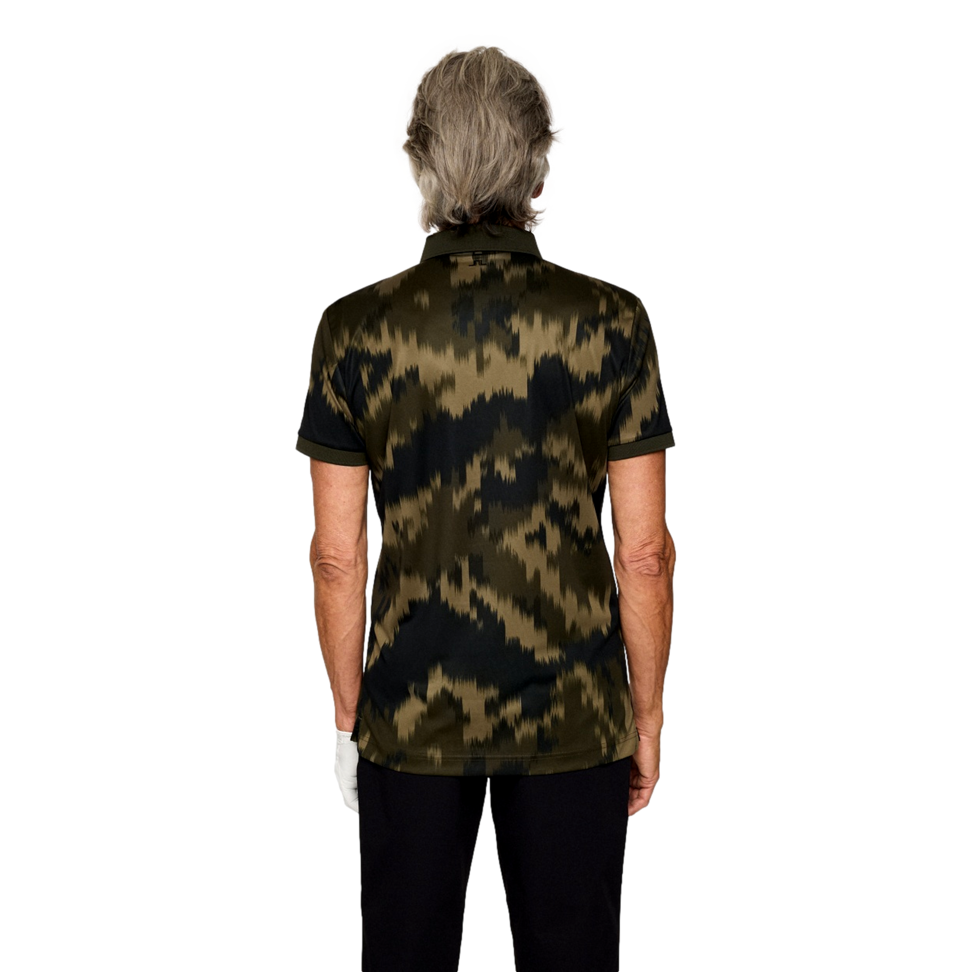 Tour Tech Print Men's Short Sleeve Golf Polo Shirt